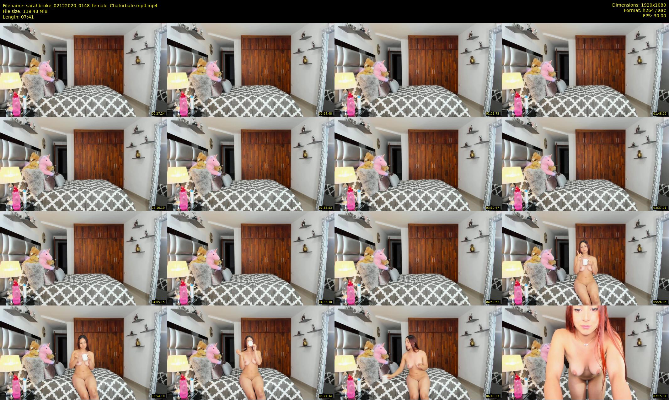 sarahbroke — 8 minute Chaturbate female cam show recording, 1080p, Dec 2, 2020
