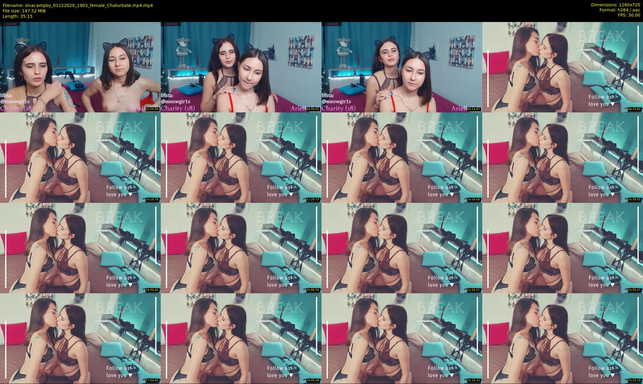 sinacampby — 36 minute Chaturbate couple cam show recording, 720p, Dec 1, 2020