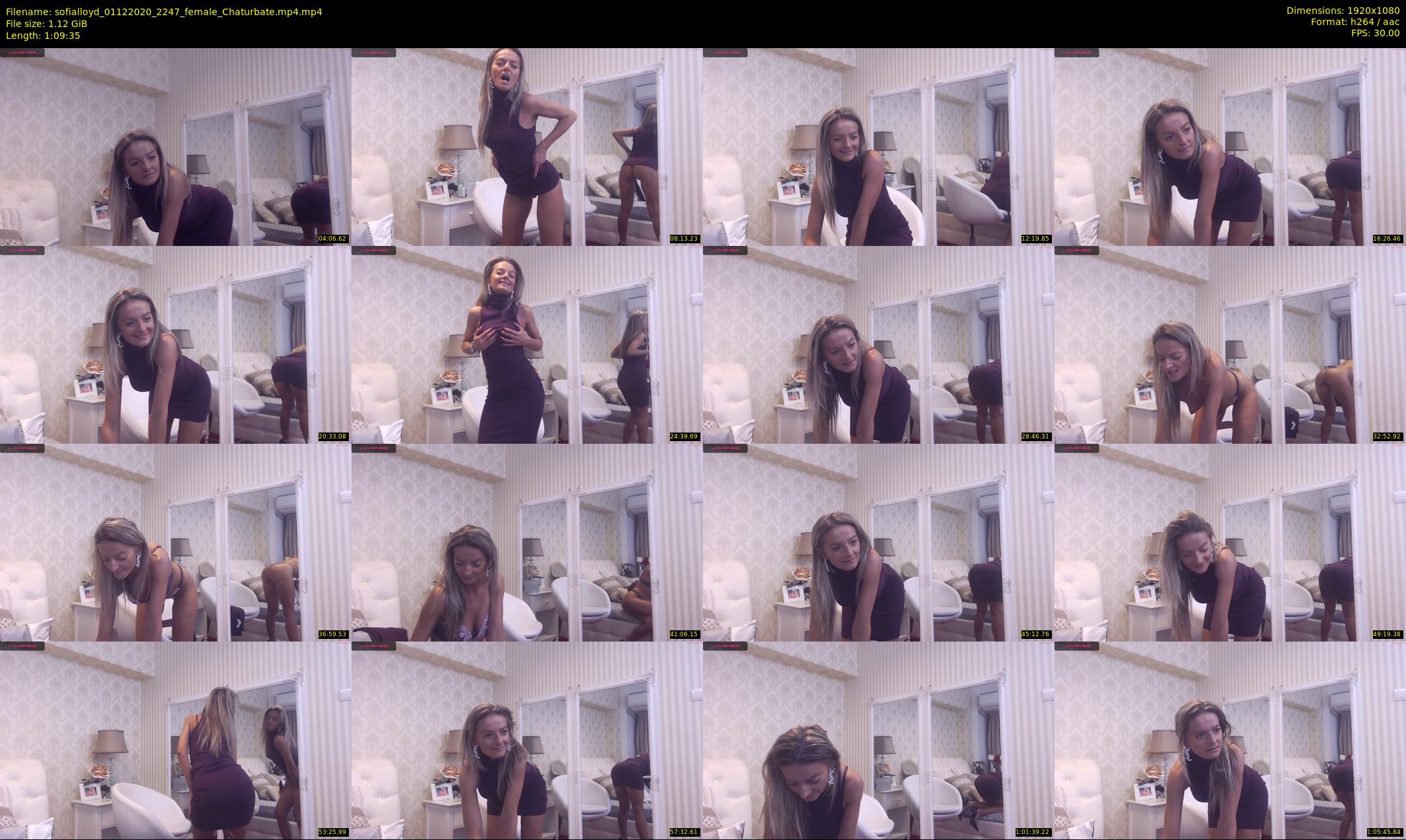sofialloyd — 70 minute Chaturbate female cam show recording, 1080p, Dec 1, 2020