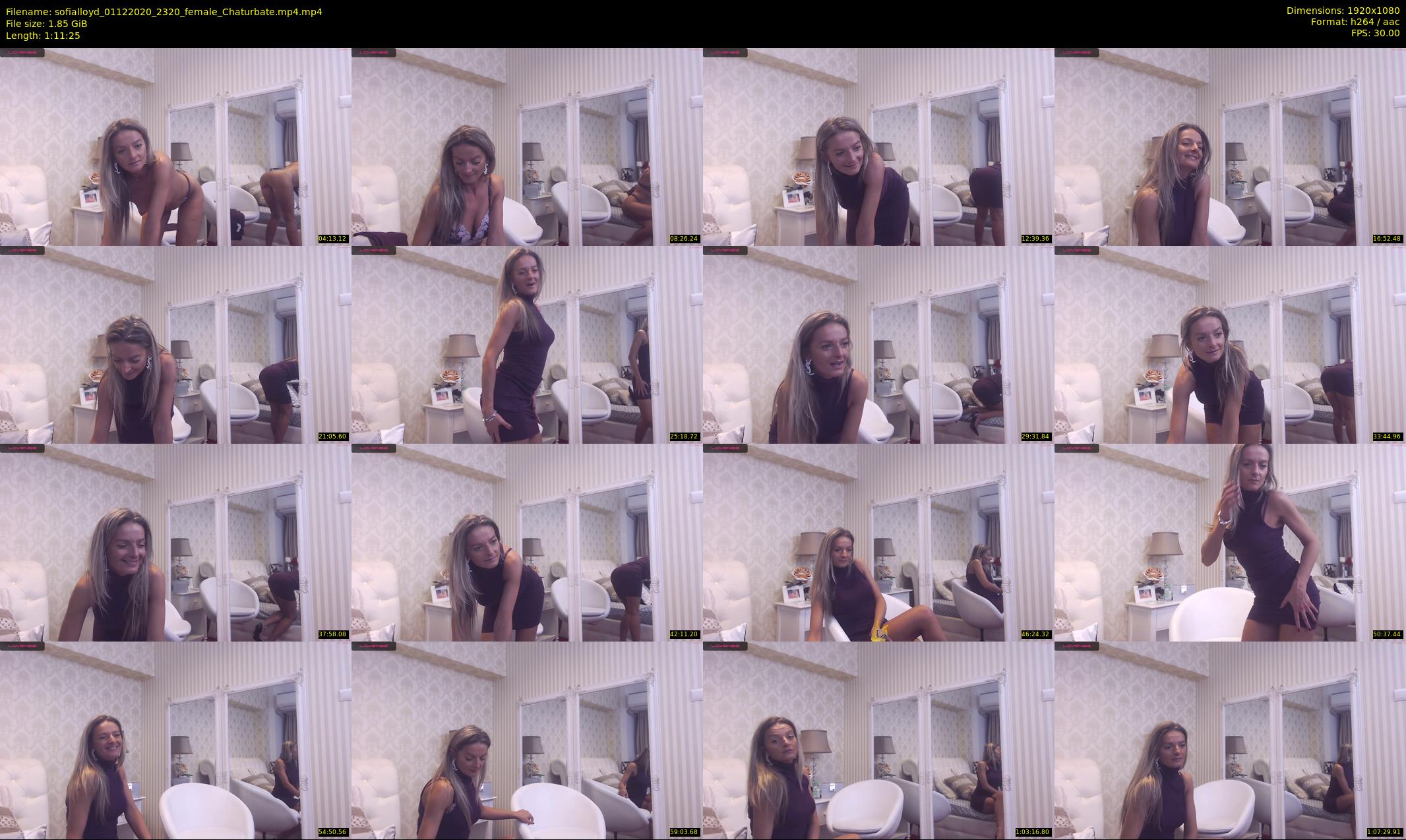 sofialloyd — 72 minute Chaturbate female cam show recording, 1080p, Dec 1, 2020