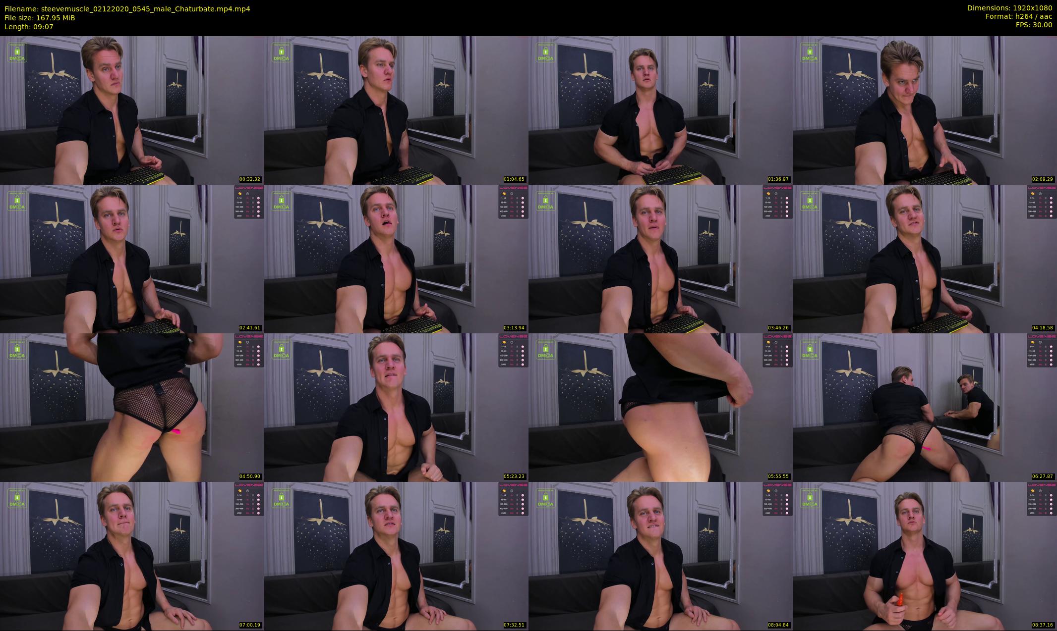 steevemuscle — 10 minute Chaturbate male cam show recording, 1080p, Dec 2, 2020