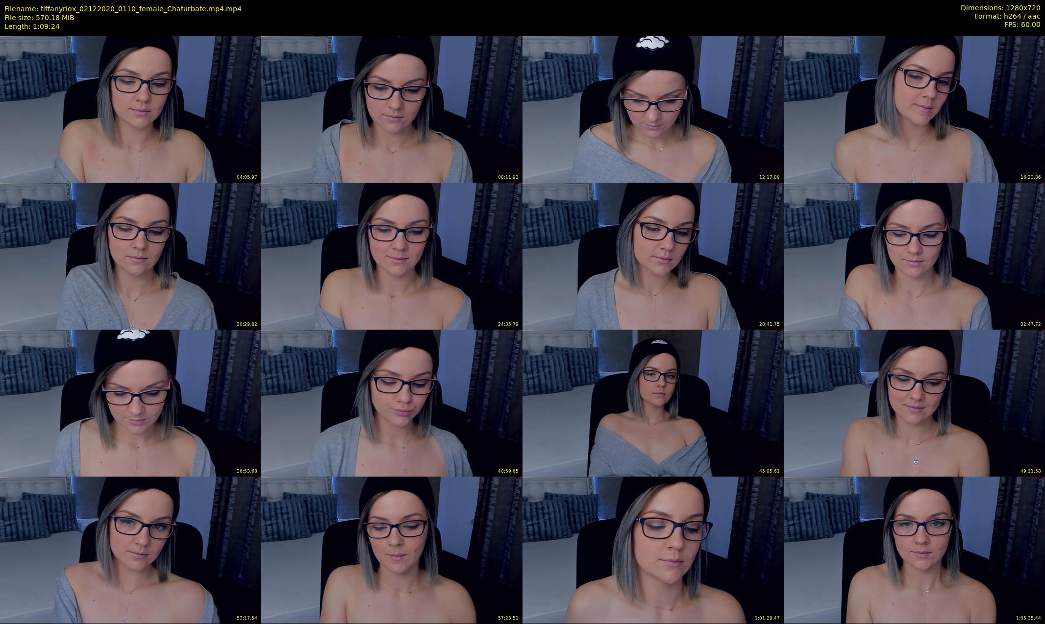 tiffanyriox — 70 minute Chaturbate female cam show recording, 720p, Dec 2, 2020