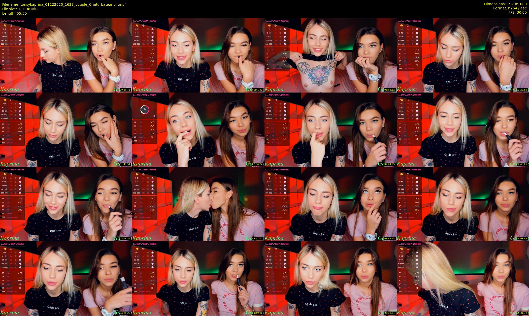 tonsykaprina — 6 minute Chaturbate couple cam show recording, 1080p, Dec 1, 2020