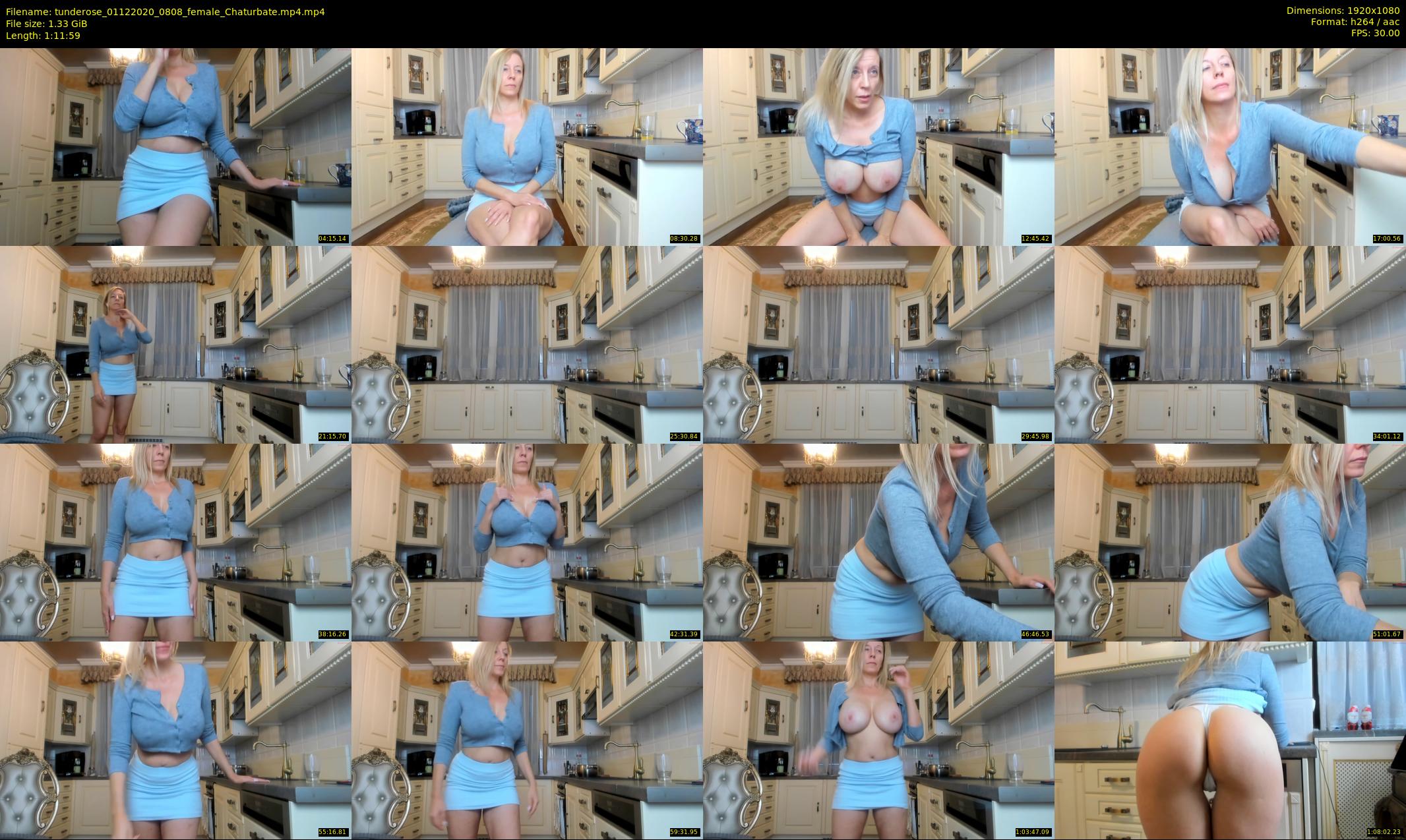 tunderose — 72 minute Chaturbate female cam show recording, 1080p, Dec 1, 2020
