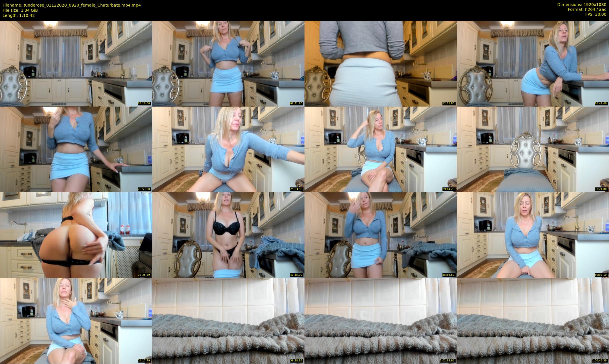 tunderose — 71 minute Chaturbate female cam show recording, 1080p, Dec 1, 2020