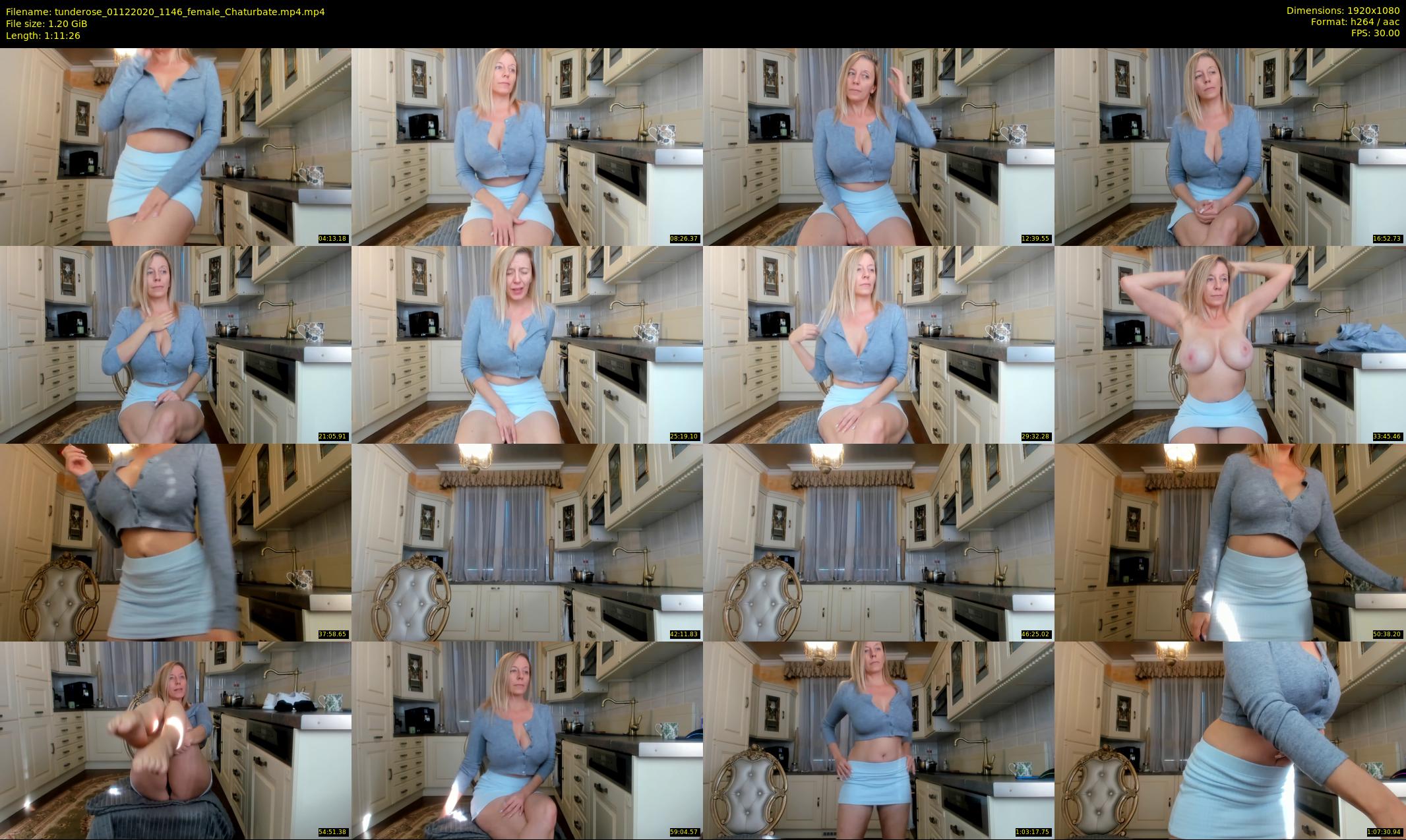tunderose — 72 minute Chaturbate female cam show recording, 1080p, Dec 1, 2020