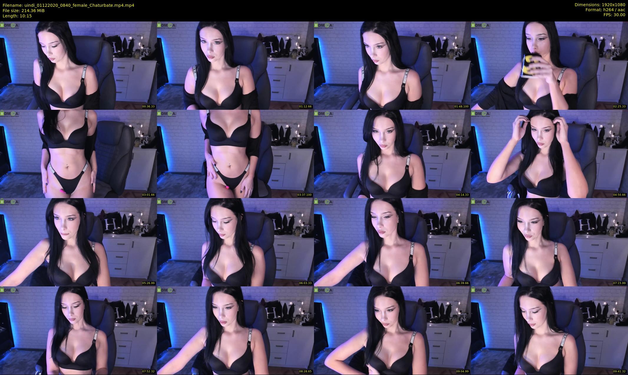 uindi — 11 minute Chaturbate female cam show recording, 1080p, Dec 1, 2020