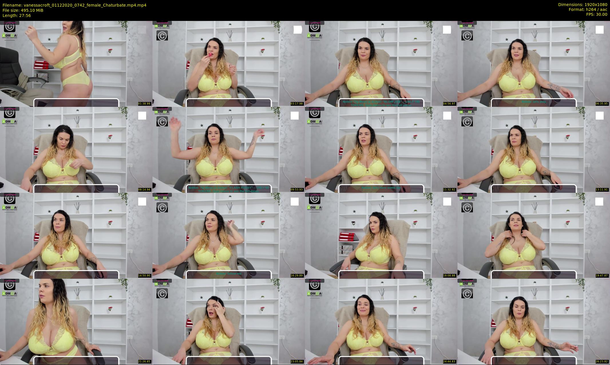 vanessacroft — 28 minute Chaturbate female cam show recording, 1080p, Dec 1, 2020