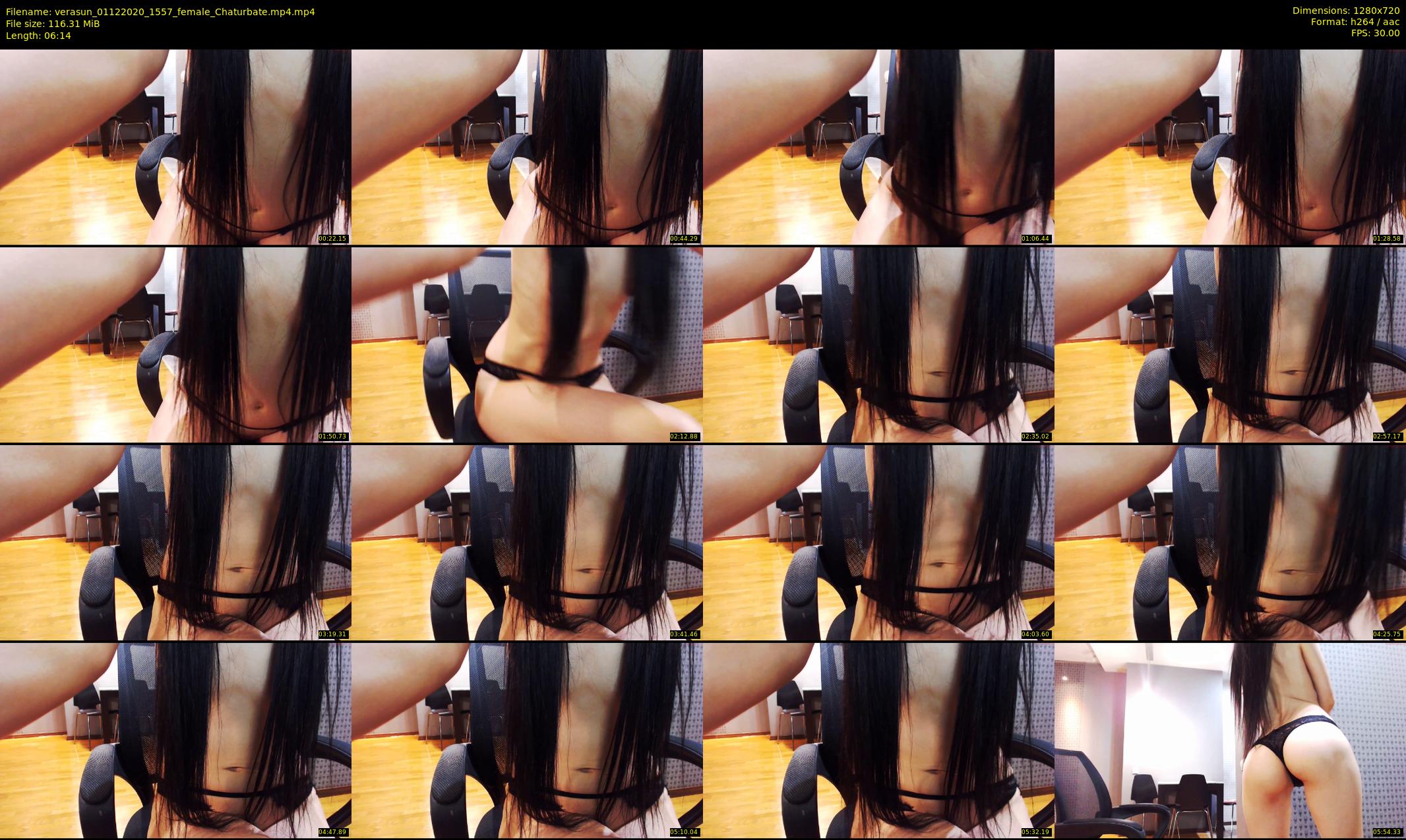 verasun — 7 minute Chaturbate female cam show recording, 720p, Dec 1, 2020