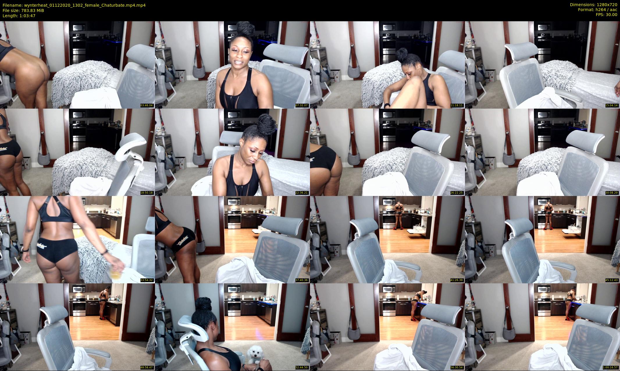 wynterheat — 64 minute Chaturbate female cam show recording, 720p, Dec 1, 2020