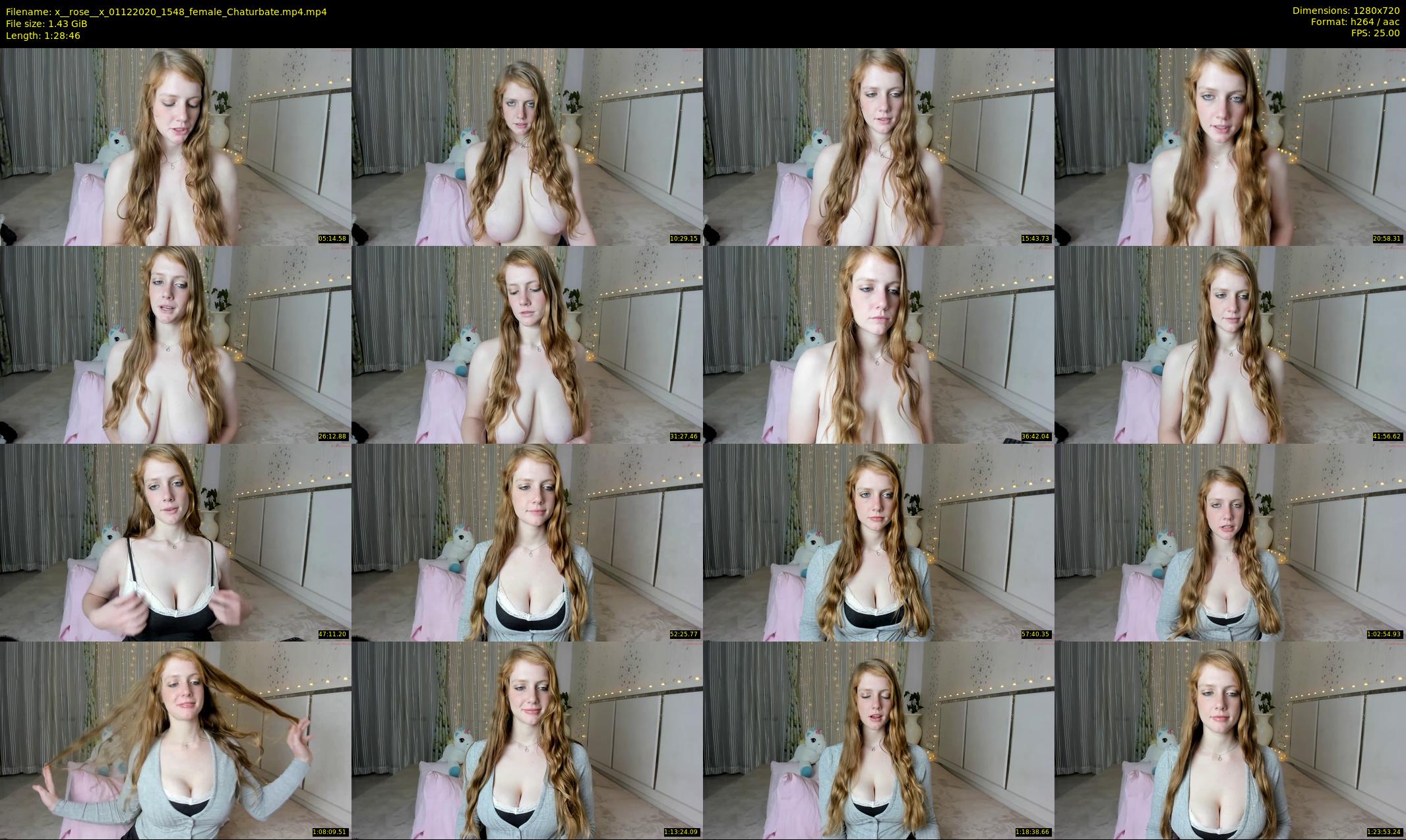 x__rose__x — 89 minute Chaturbate female cam show recording, 720p, Dec 1, 2020
