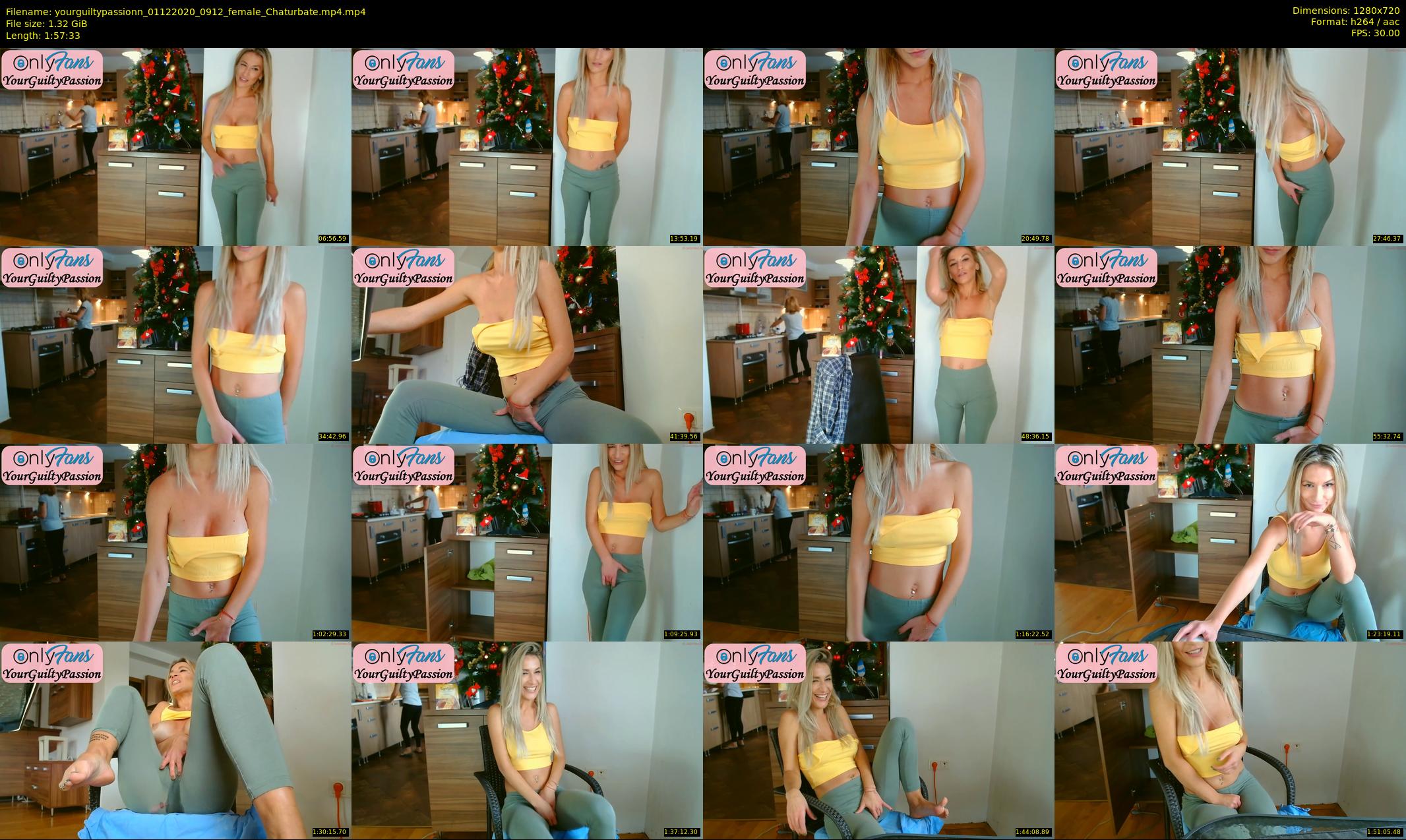 yourguiltypassionn — 118 minute Chaturbate female cam show recording, 720p, Dec 1, 2020