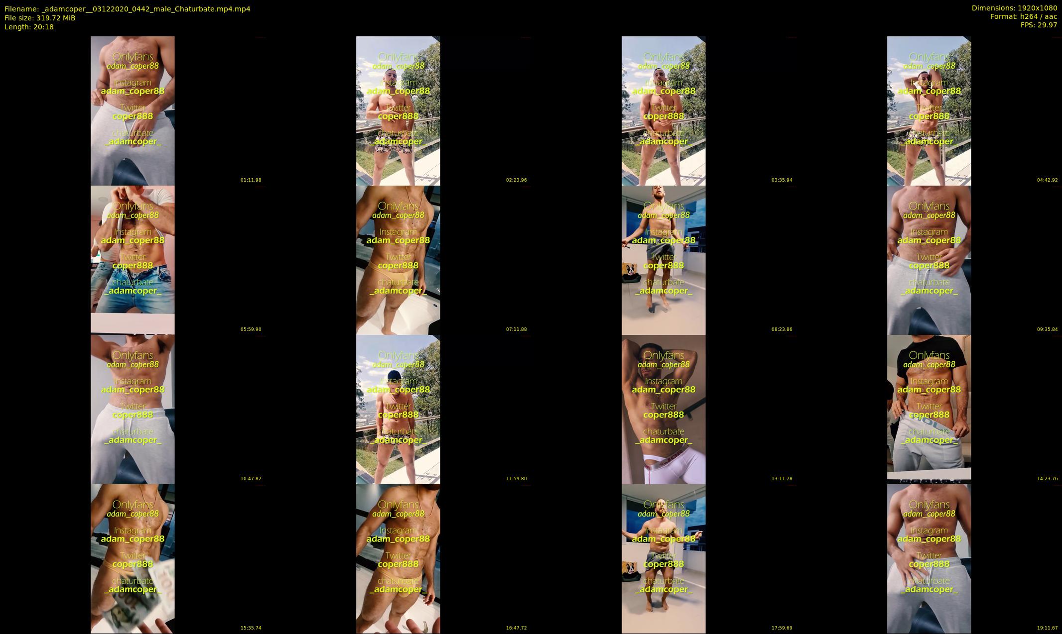 _adamcoper_ — 21 minute Chaturbate male cam show recording, 1080p, Dec 3, 2020