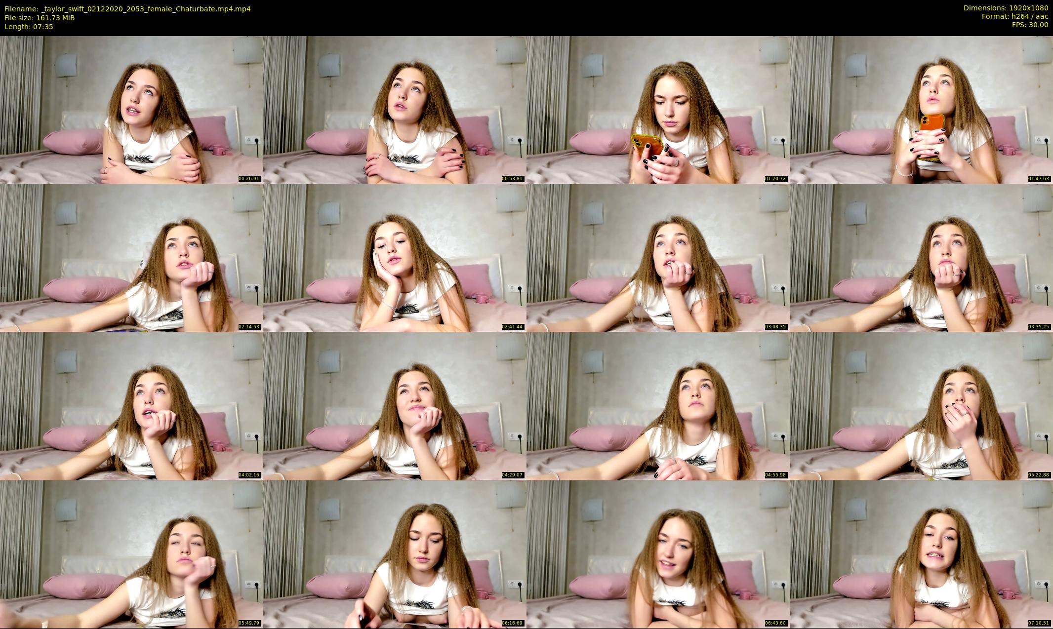 _taylor_swift — 8 minute Chaturbate female cam show recording, 1080p, Dec 2, 2020