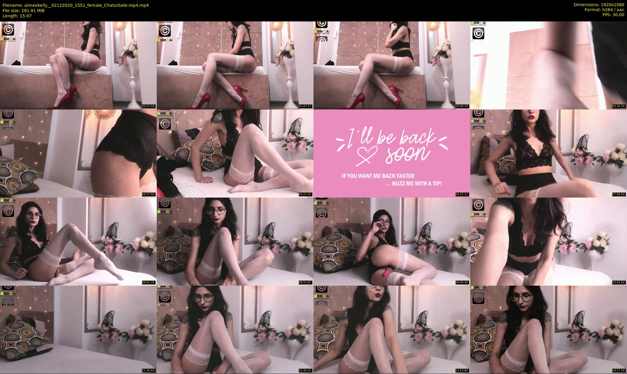 aimeekelly_ — 16 minute Chaturbate female cam show recording, 1080p, Dec 2, 2020