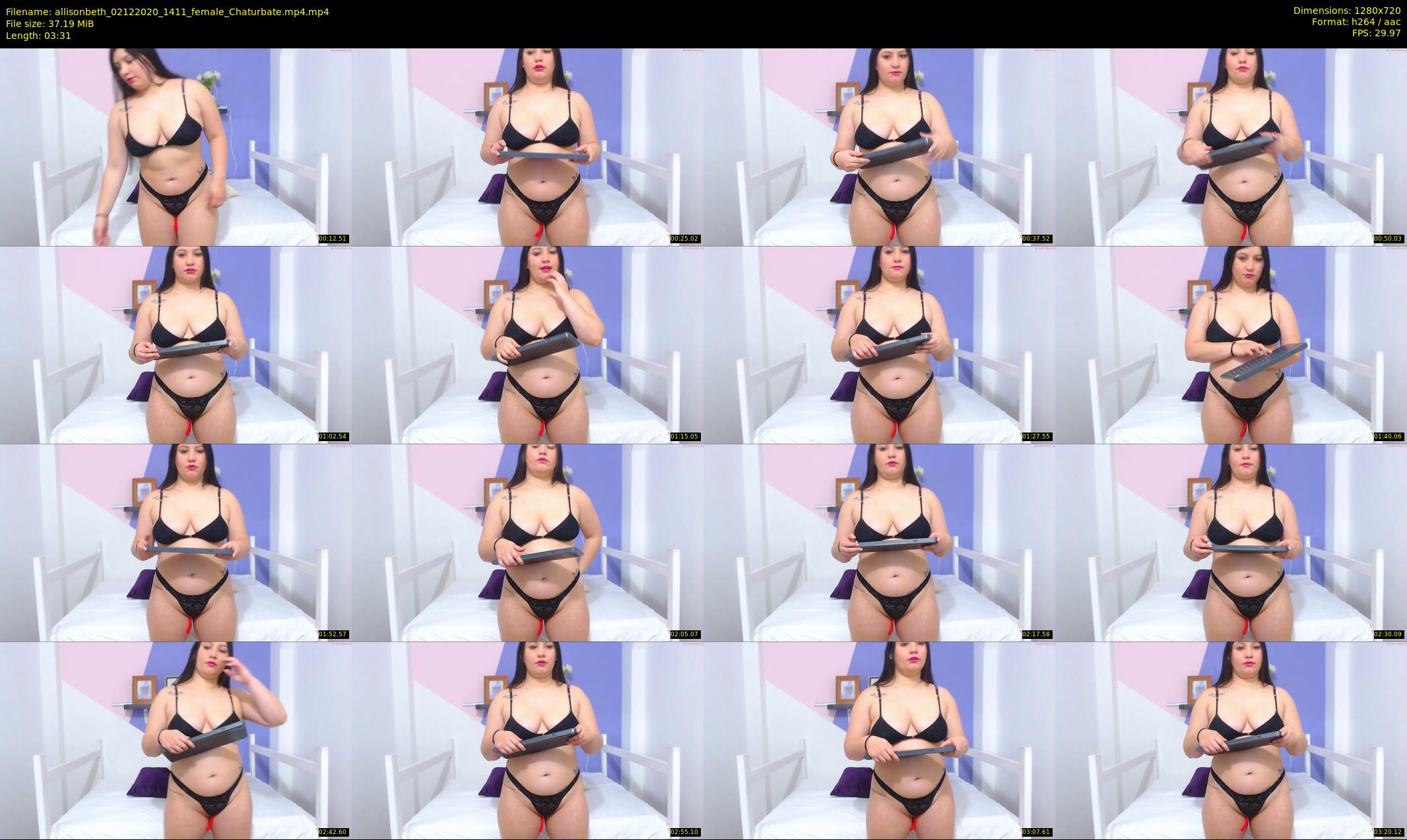 allisonbeth — 4 minute Chaturbate female cam show recording, 720p, Dec 2, 2020