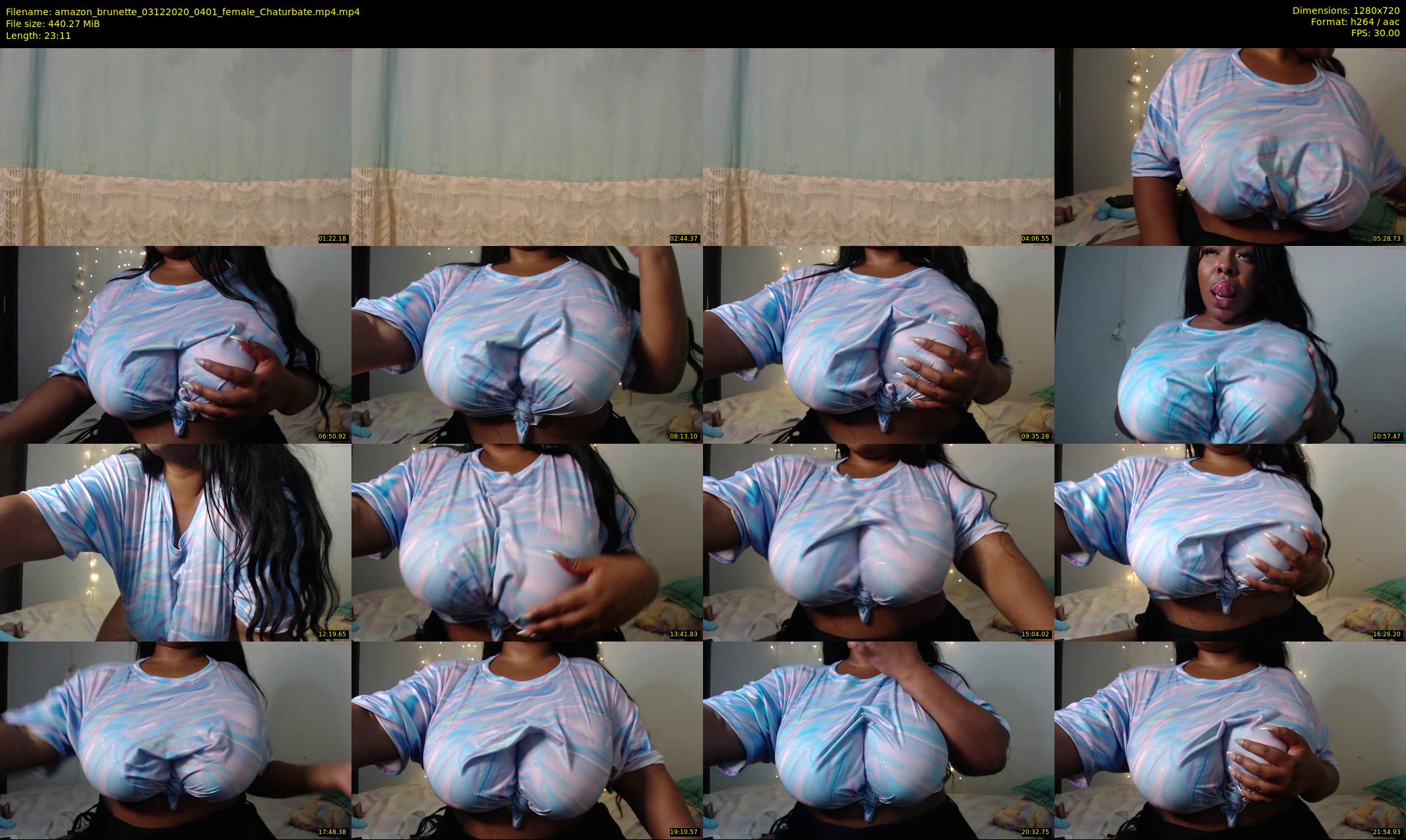 amazon_brunette — 24 minute Chaturbate female cam show recording, 720p, Dec 3, 2020