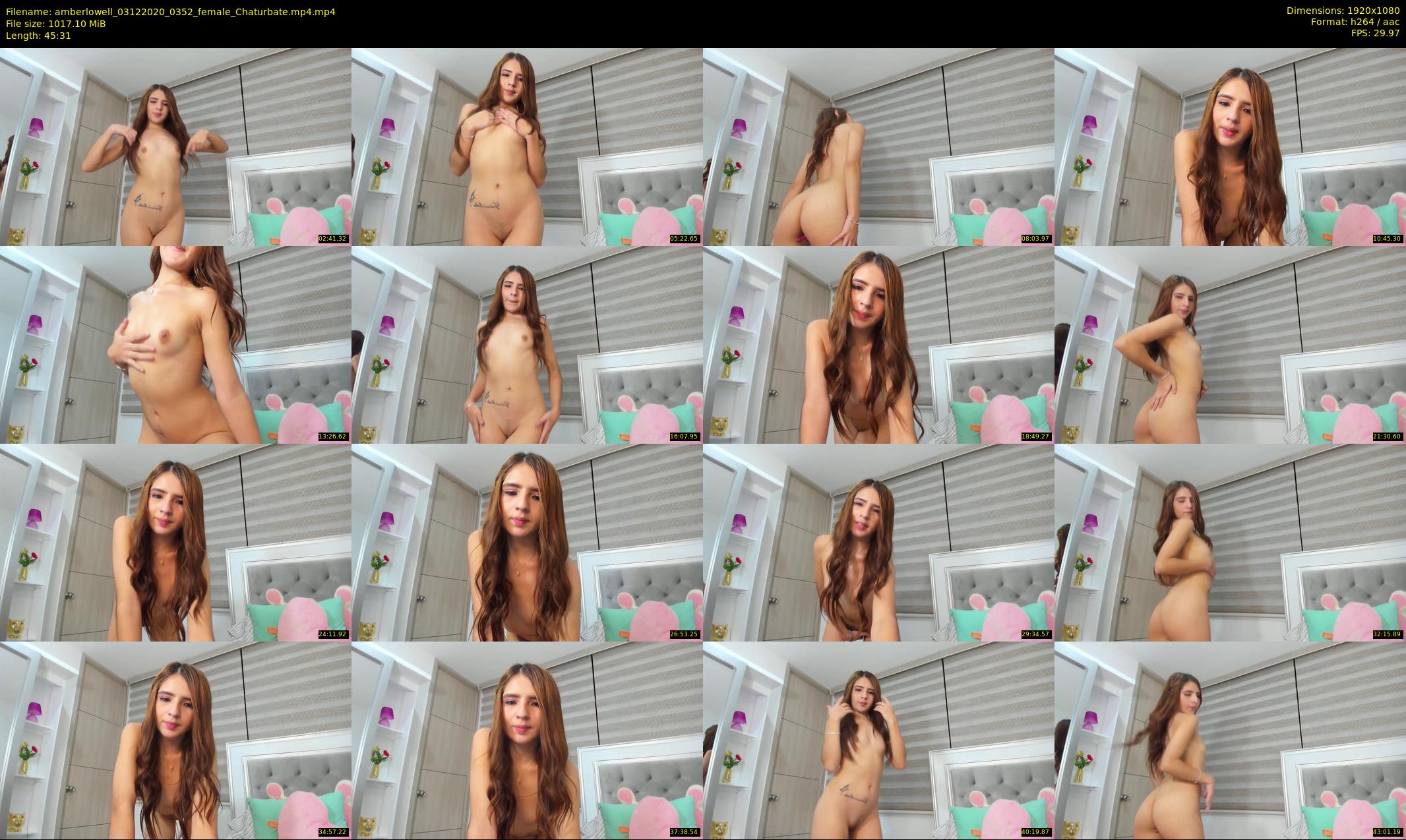 amberlowell — 46 minute Chaturbate female cam show recording, 1080p, Dec 3, 2020