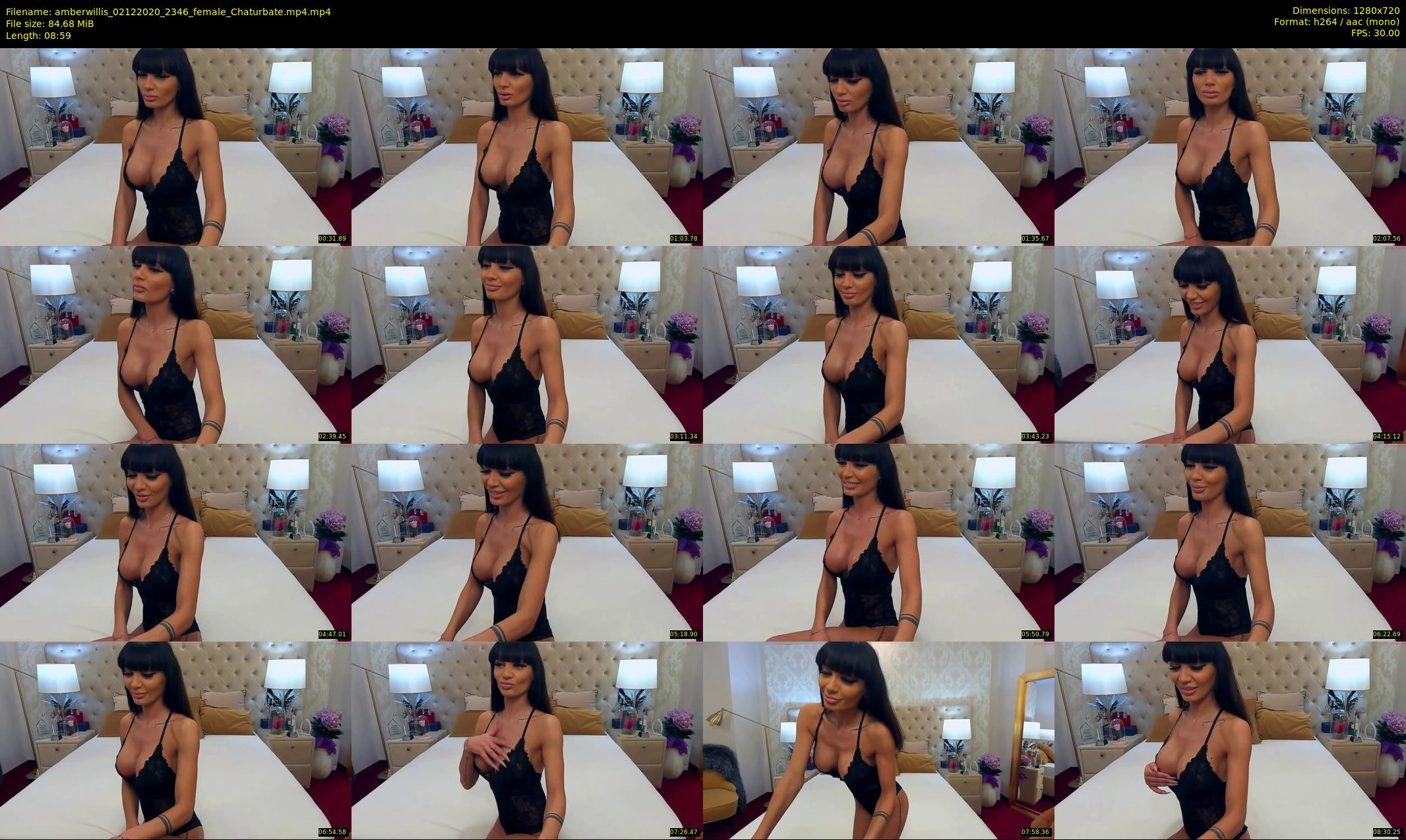 amberwillis — 9 minute Chaturbate female cam show recording, 720p, Dec 2, 2020