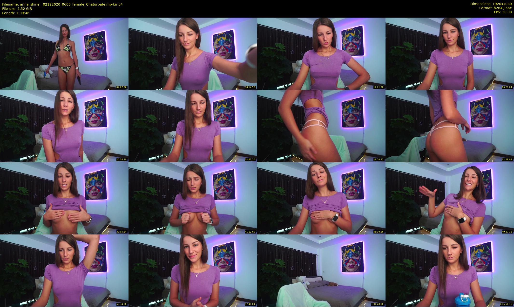 anna_shine_ — 70 minute Chaturbate female cam show recording, 1080p, Dec 2, 2020