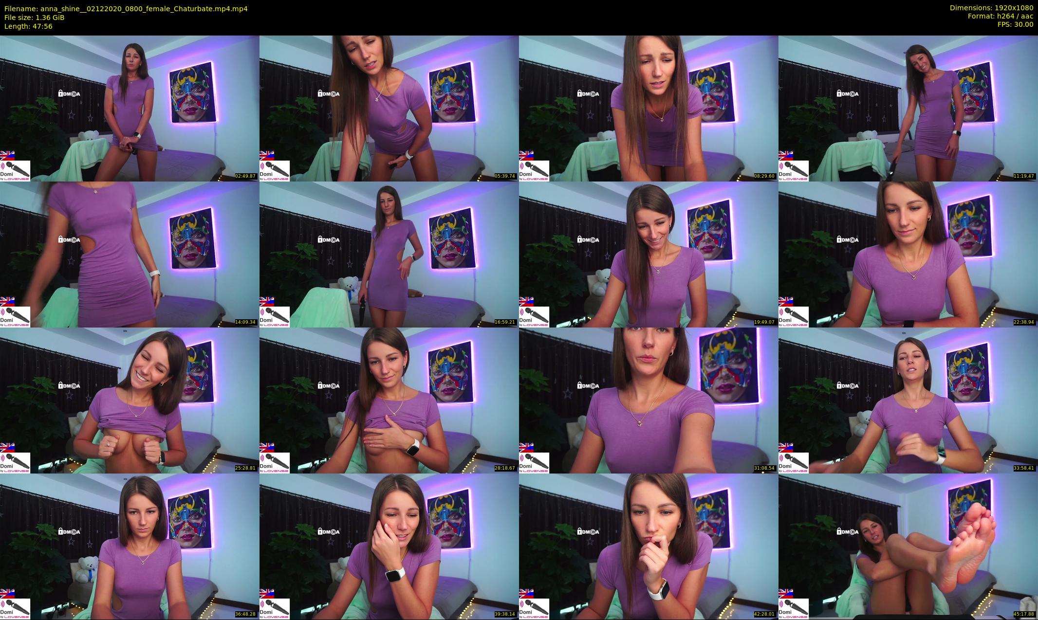 anna_shine_ — 48 minute Chaturbate female cam show recording, 1080p, Dec 2, 2020