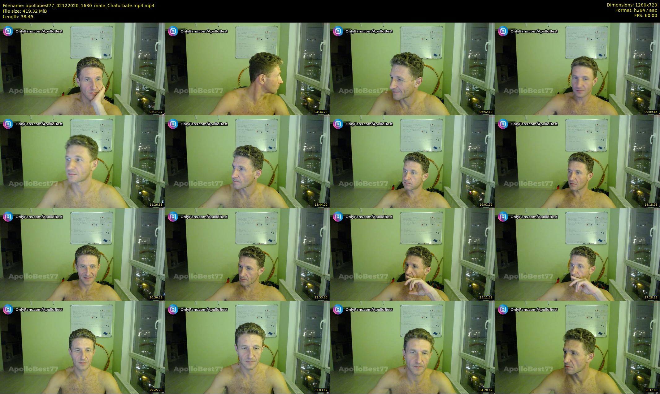 apollobest77 — 39 minute Chaturbate male cam show recording, 720p, Dec 2, 2020