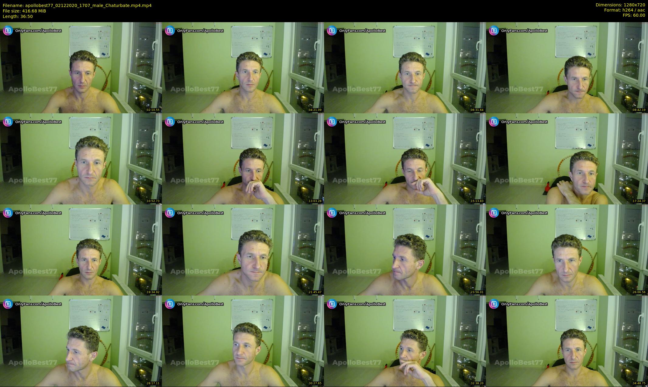 apollobest77 — 37 minute Chaturbate male cam show recording, 720p, Dec 2, 2020