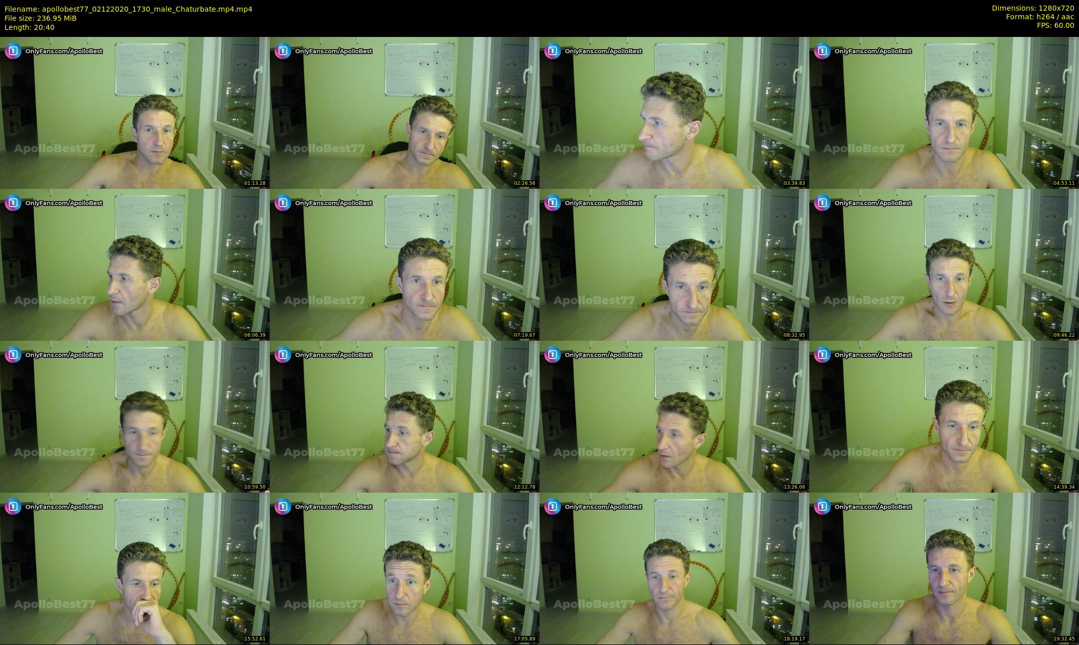 apollobest77 — 21 minute Chaturbate male cam show recording, 720p, Dec 2, 2020