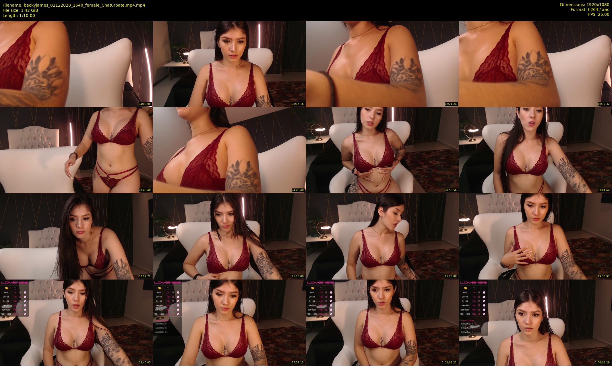 beckyjames — 70 minute Chaturbate female cam show recording, 1080p, Dec 2, 2020