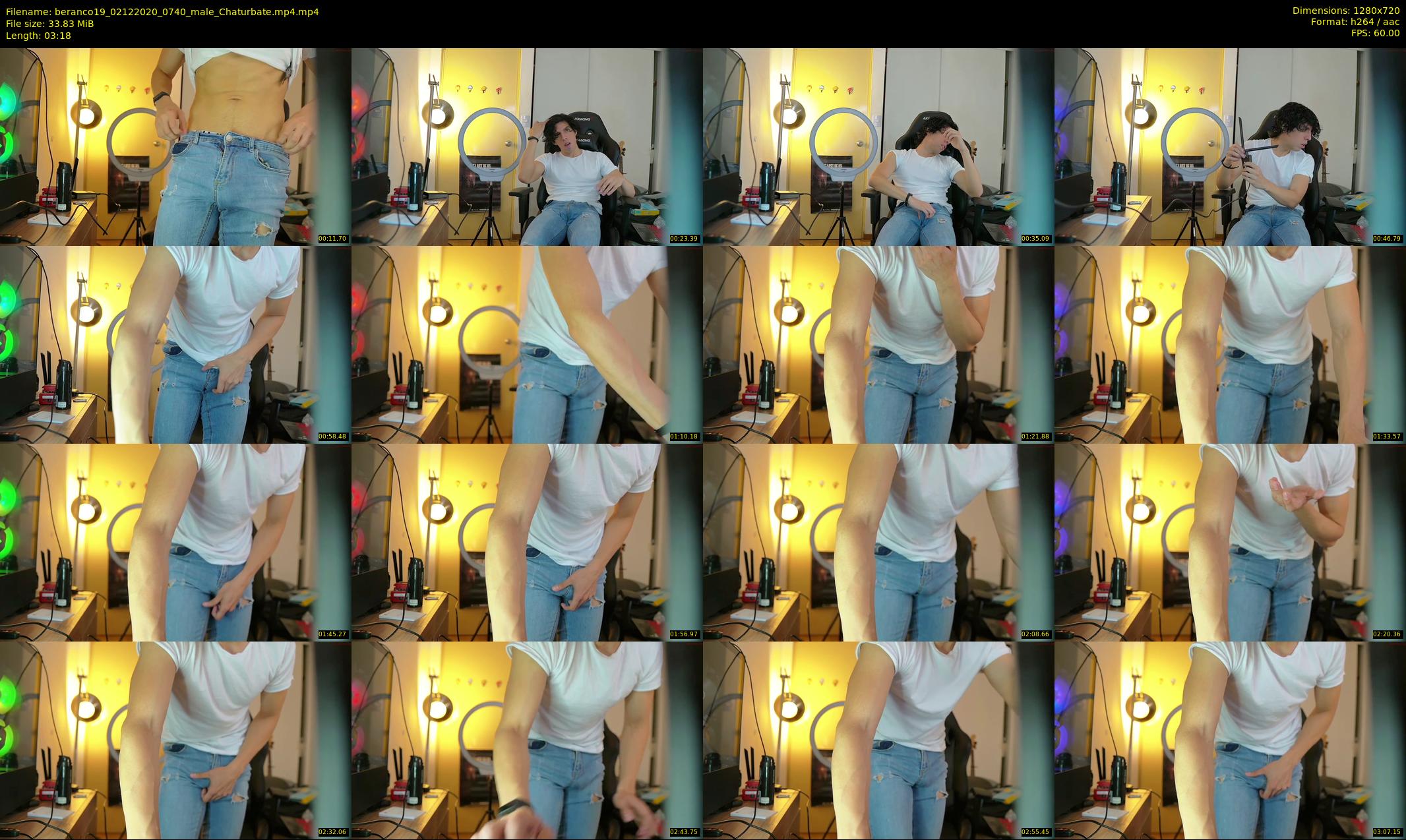 beranco19 — 4 minute Chaturbate male cam show recording, 720p, Dec 2, 2020