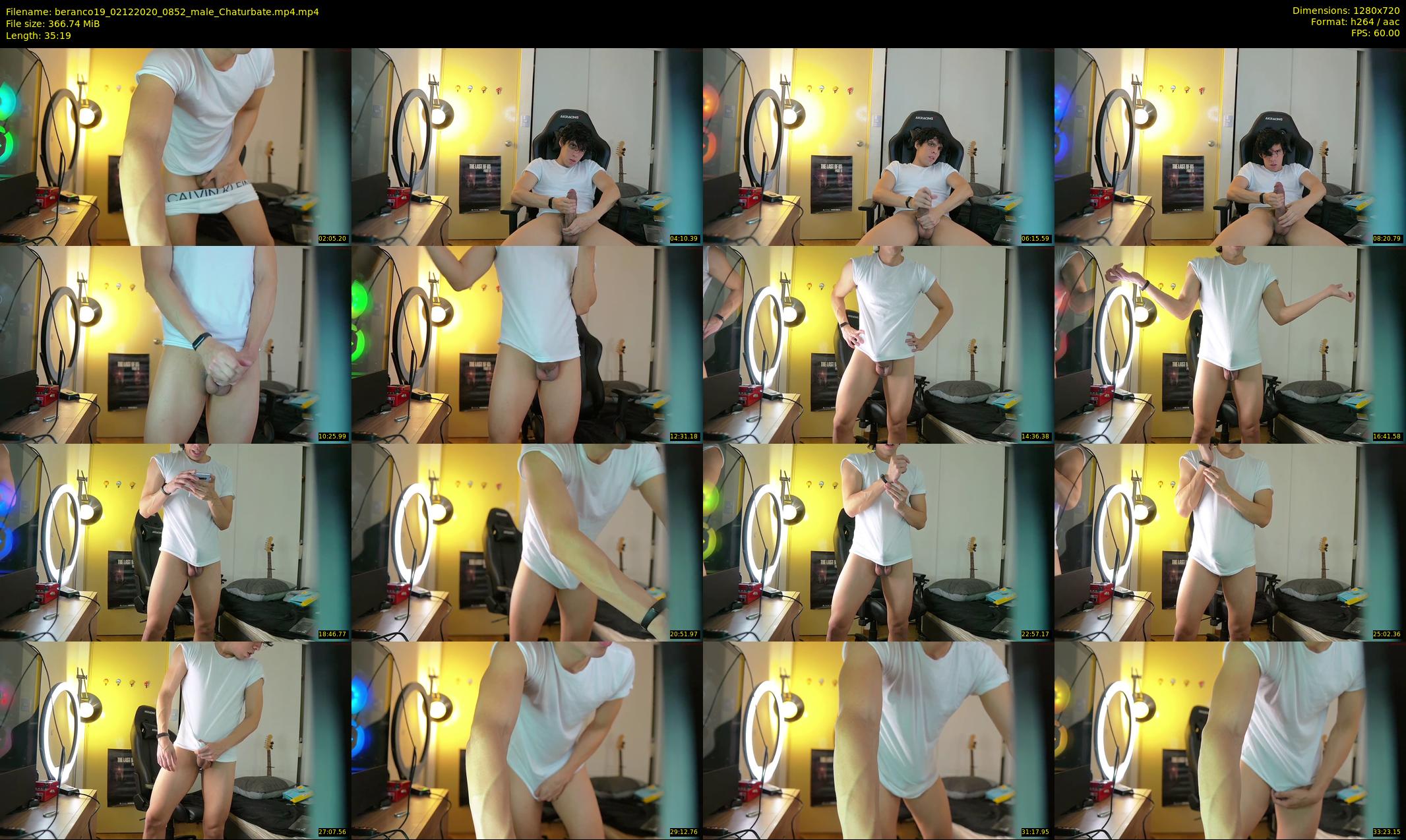 beranco19 — 36 minute Chaturbate male cam show recording, 720p, Dec 2, 2020