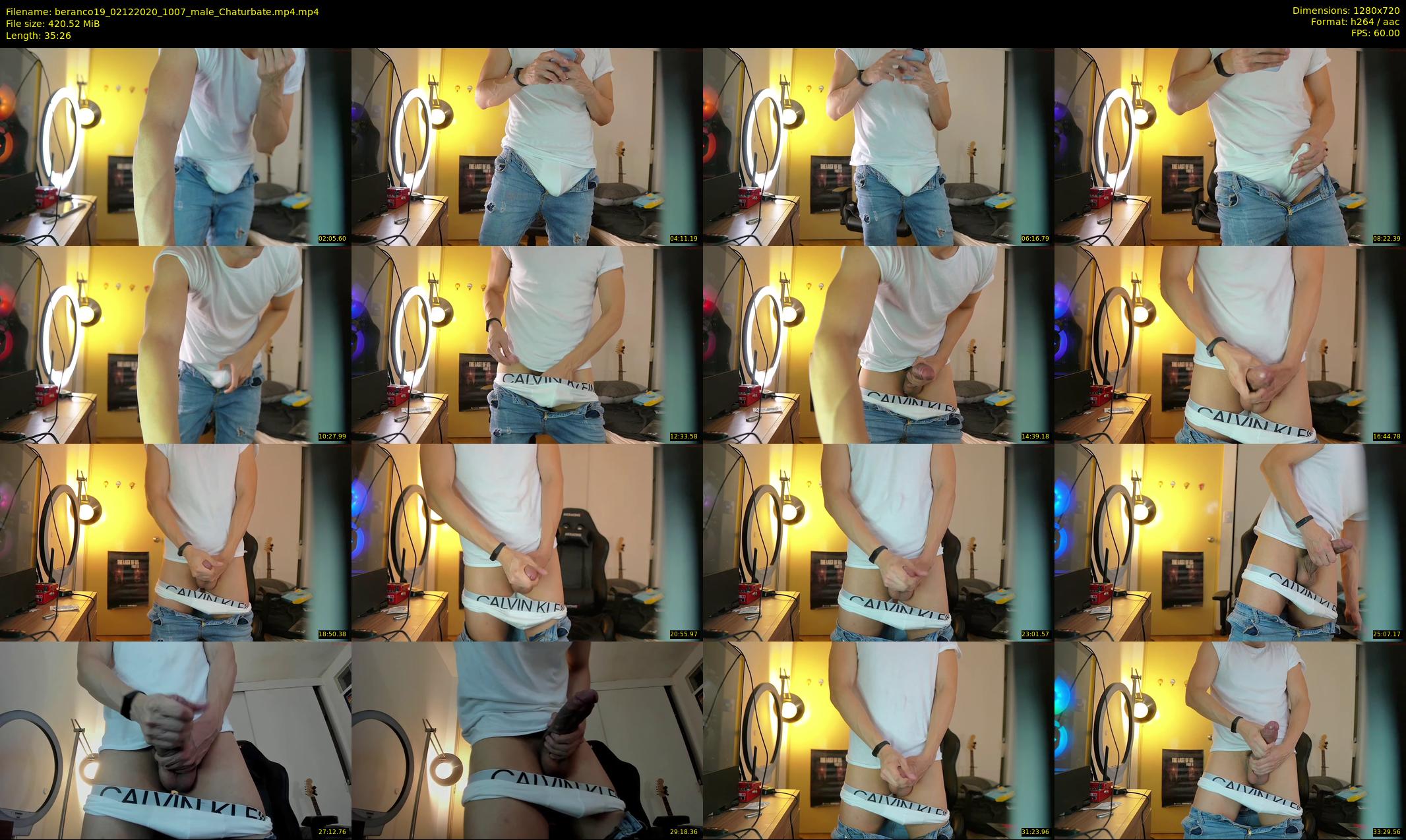 beranco19 — 36 minute Chaturbate male cam show recording, 720p, Dec 2, 2020