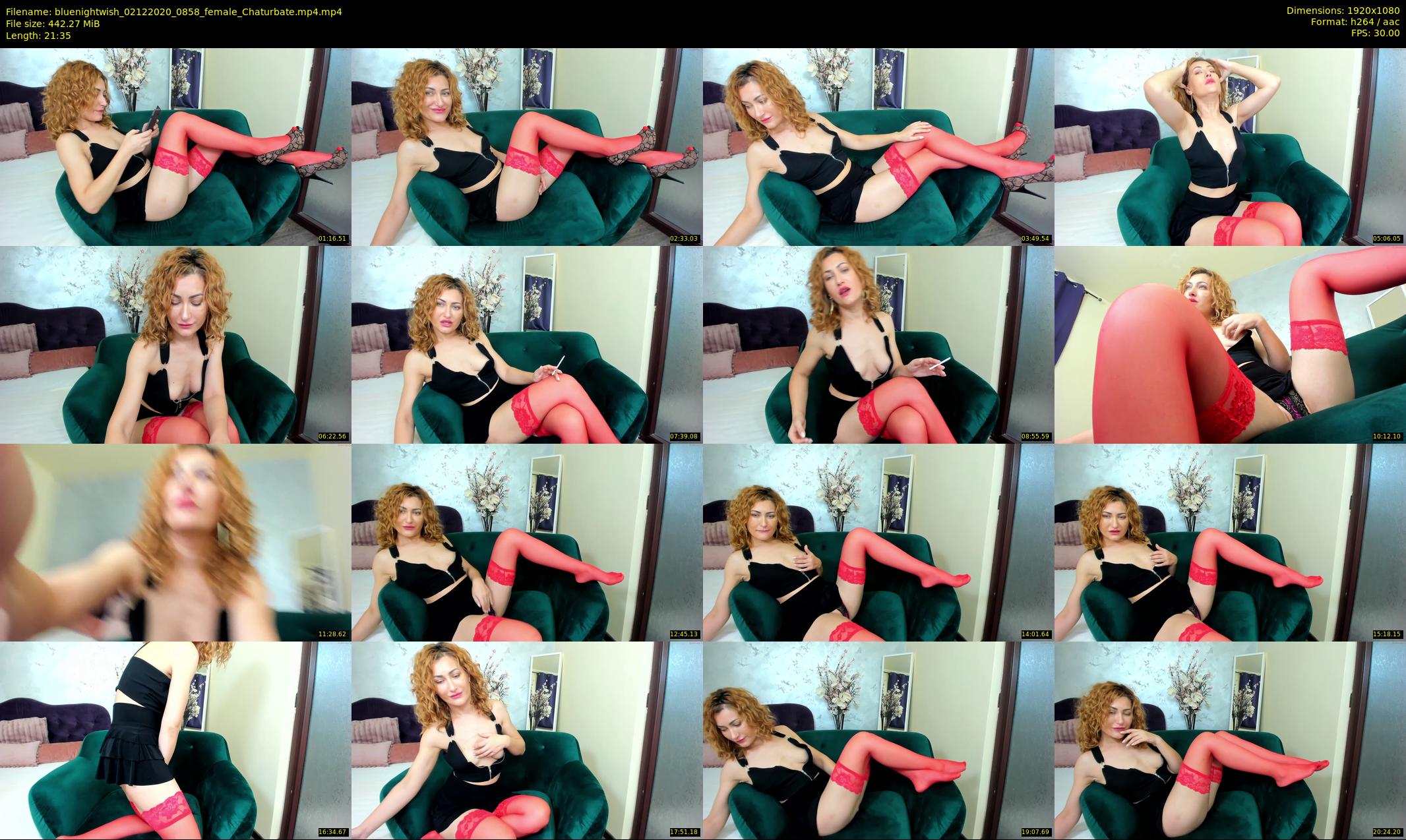 bluenightwish — 22 minute Chaturbate female cam show recording, 1080p, Dec 2, 2020