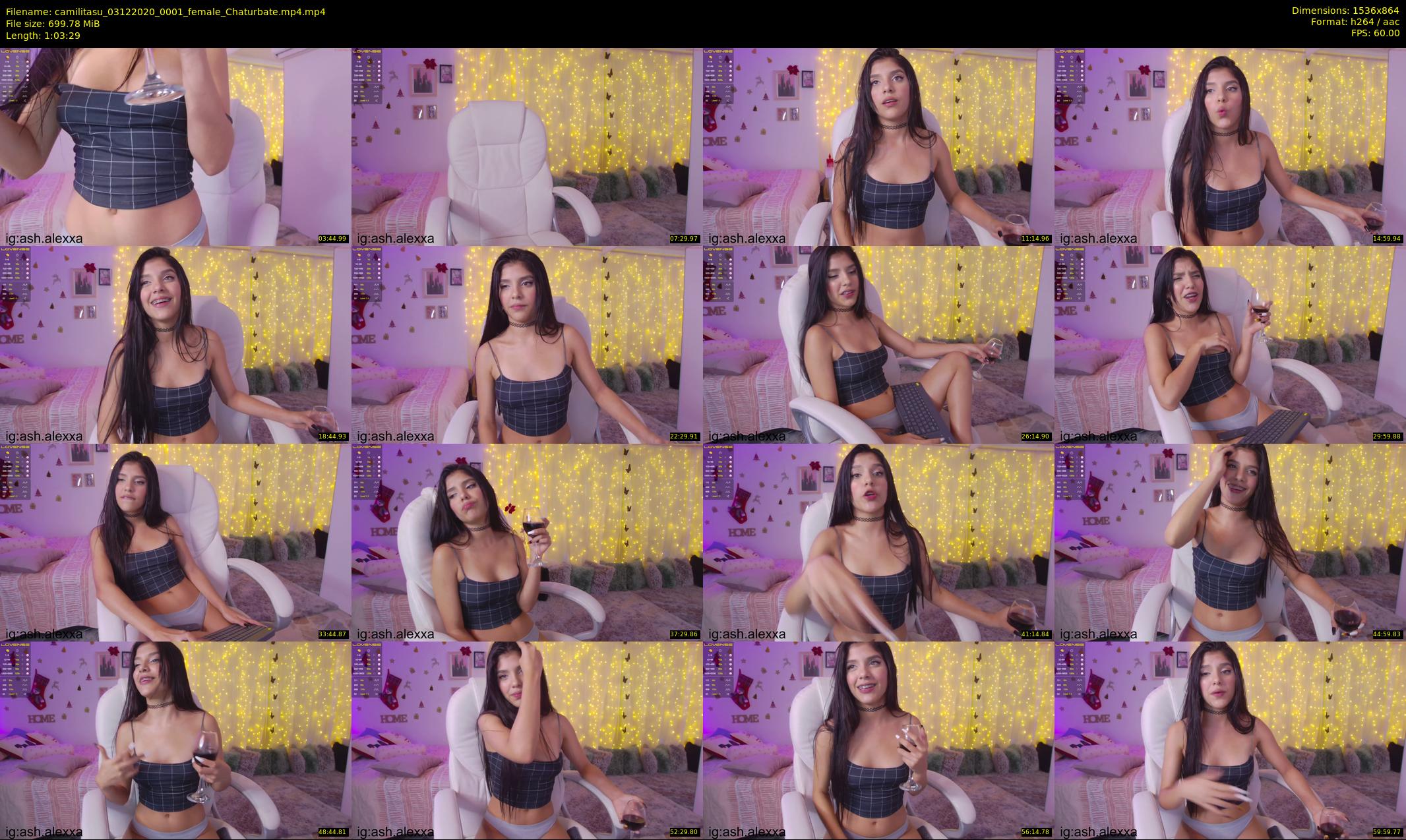 camilitasu — 64 minute Chaturbate female cam show recording, 720p, Dec 3, 2020