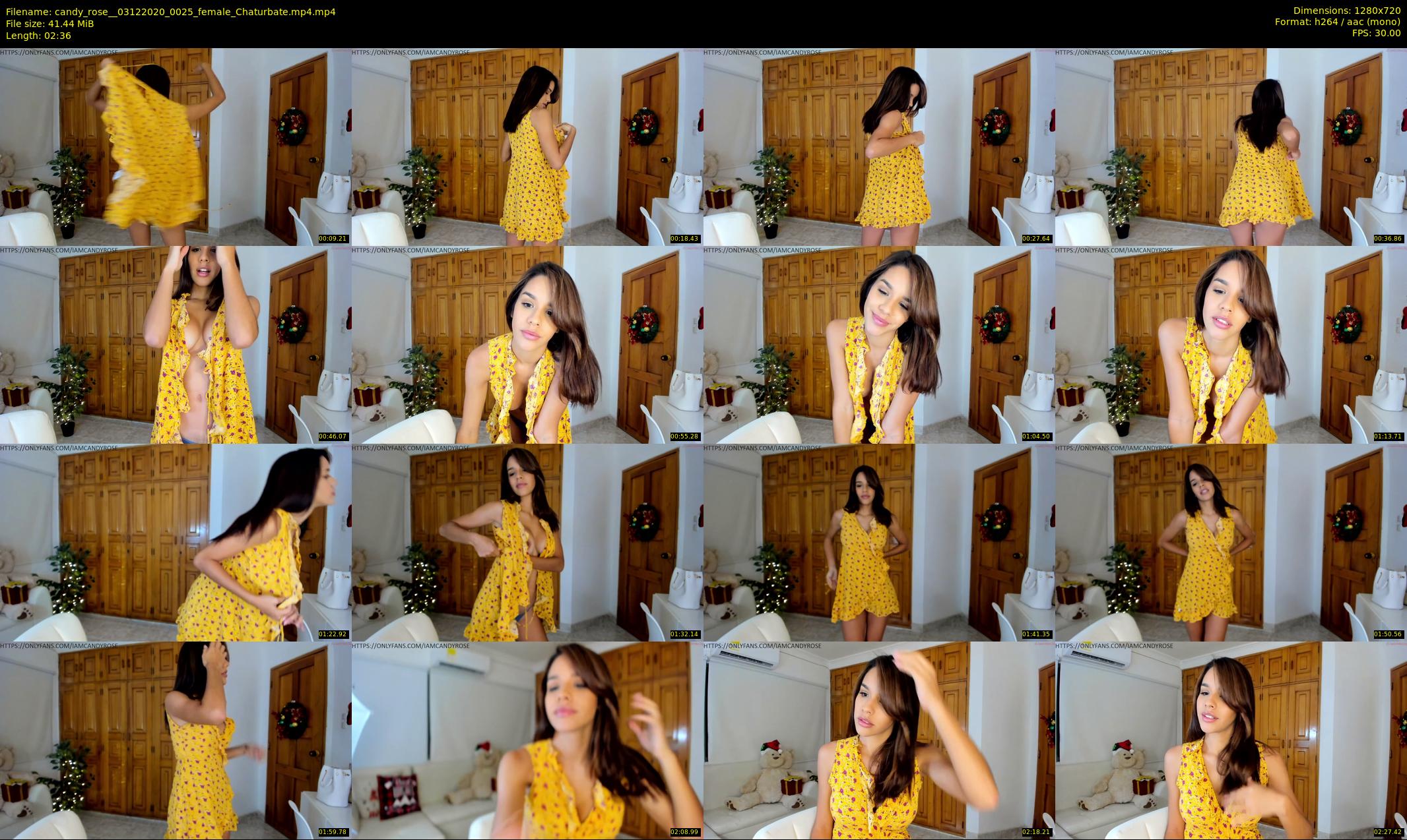 candy_rose_ — 3 minute Chaturbate female cam show recording, 720p, Dec 3, 2020