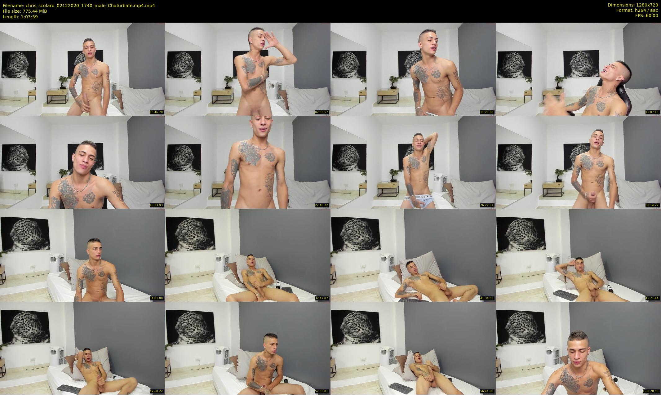 chris_scolaro — 64 minute Chaturbate male cam show recording, 720p, Dec 2, 2020