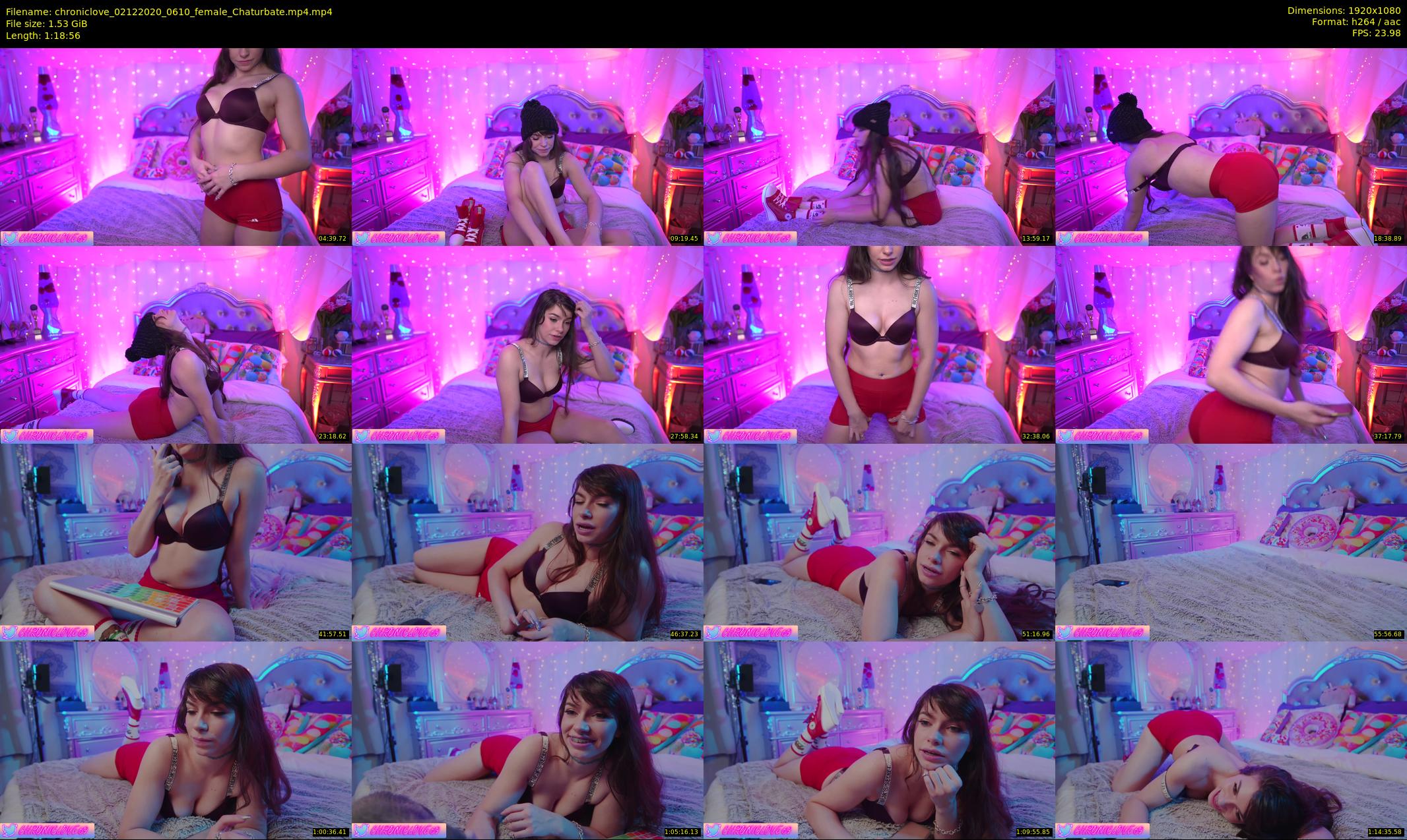 chroniclove — 79 minute Chaturbate female cam show recording, 1080p, Dec 2, 2020
