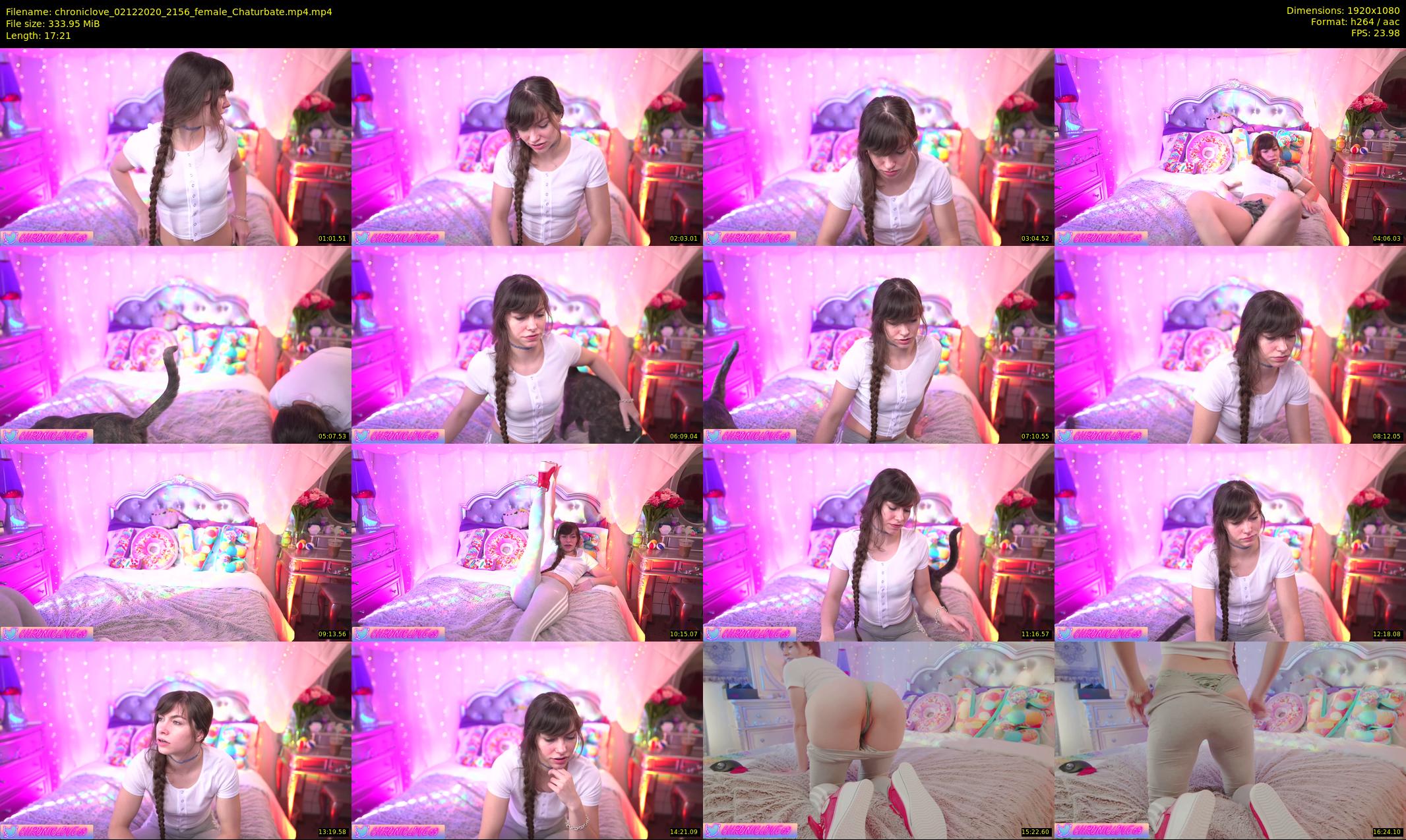 chroniclove — 18 minute Chaturbate female cam show recording, 1080p, Dec 2, 2020