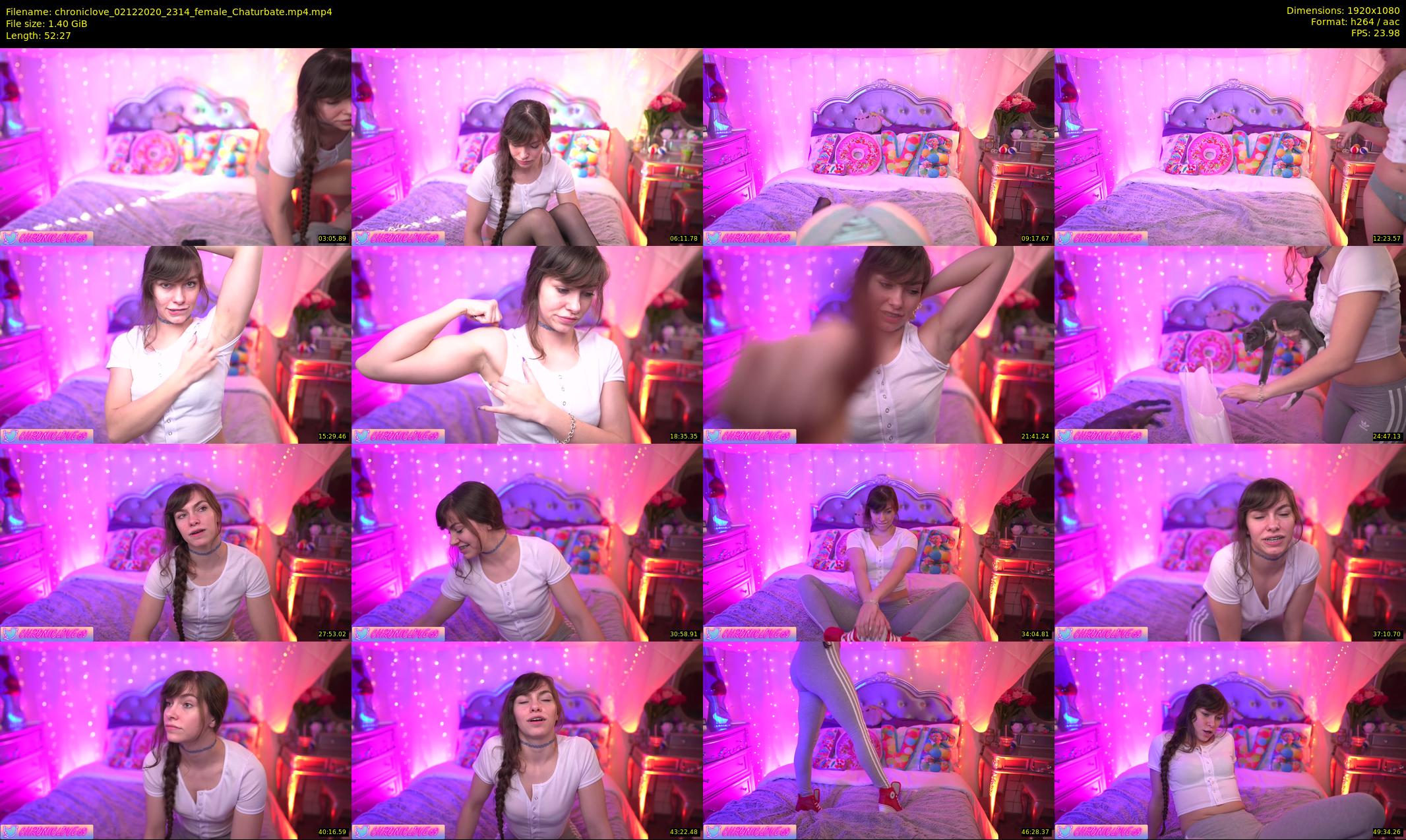 chroniclove — 53 minute Chaturbate female cam show recording, 1080p, Dec 2, 2020