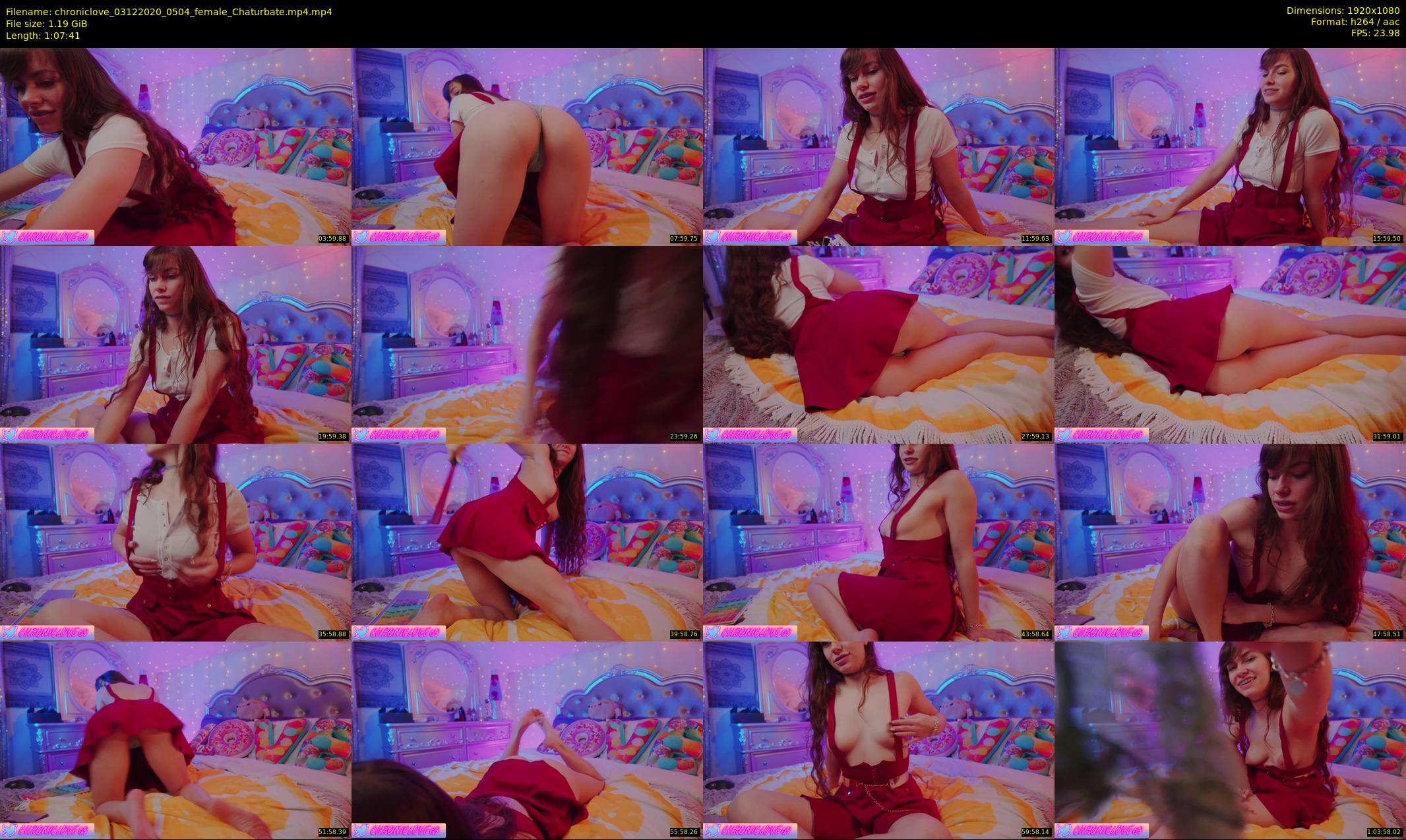 chroniclove — 68 minute Chaturbate female cam show recording, 1080p, Dec 3, 2020