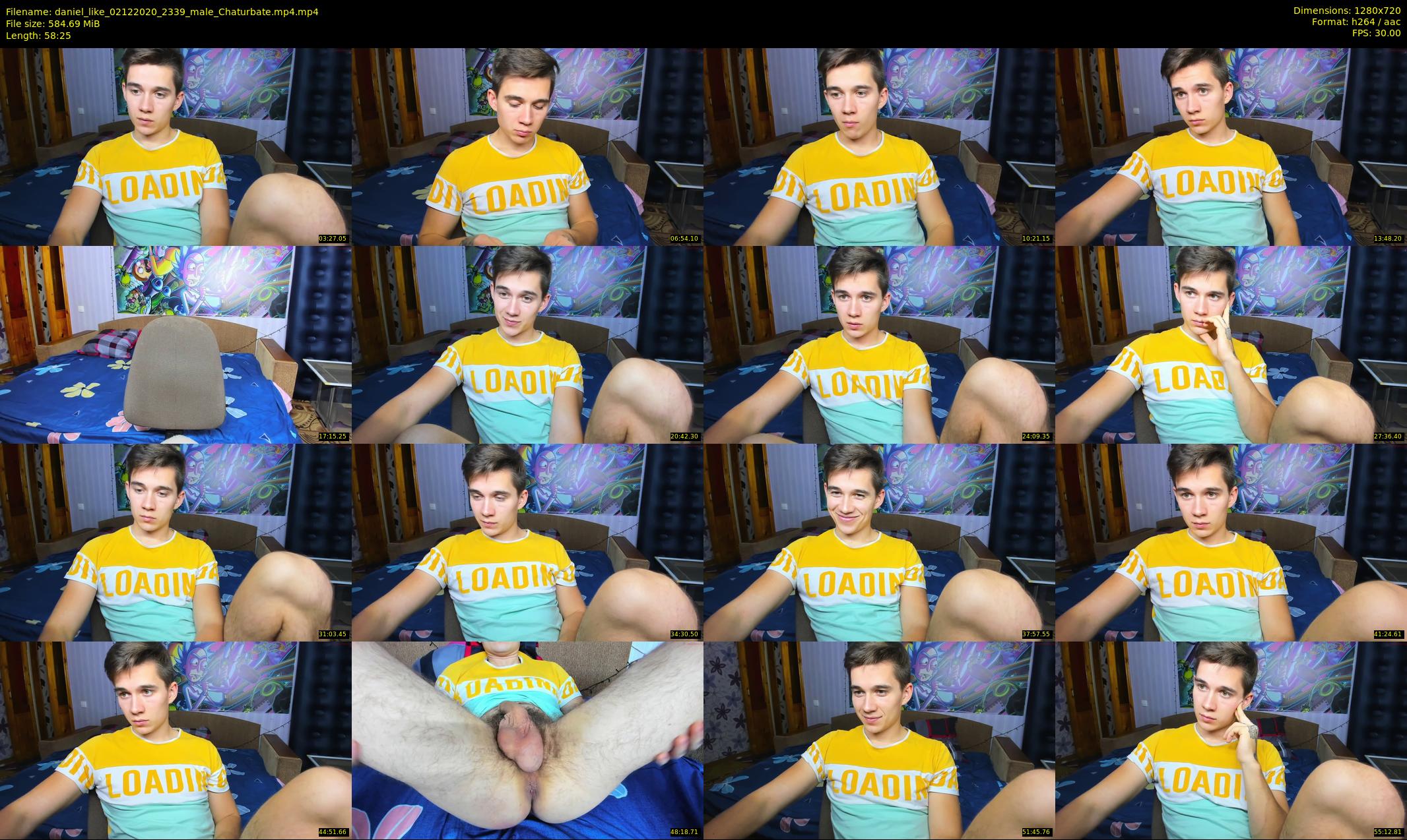 daniel_like — 59 minute Chaturbate male cam show recording, 720p, Dec 2, 2020