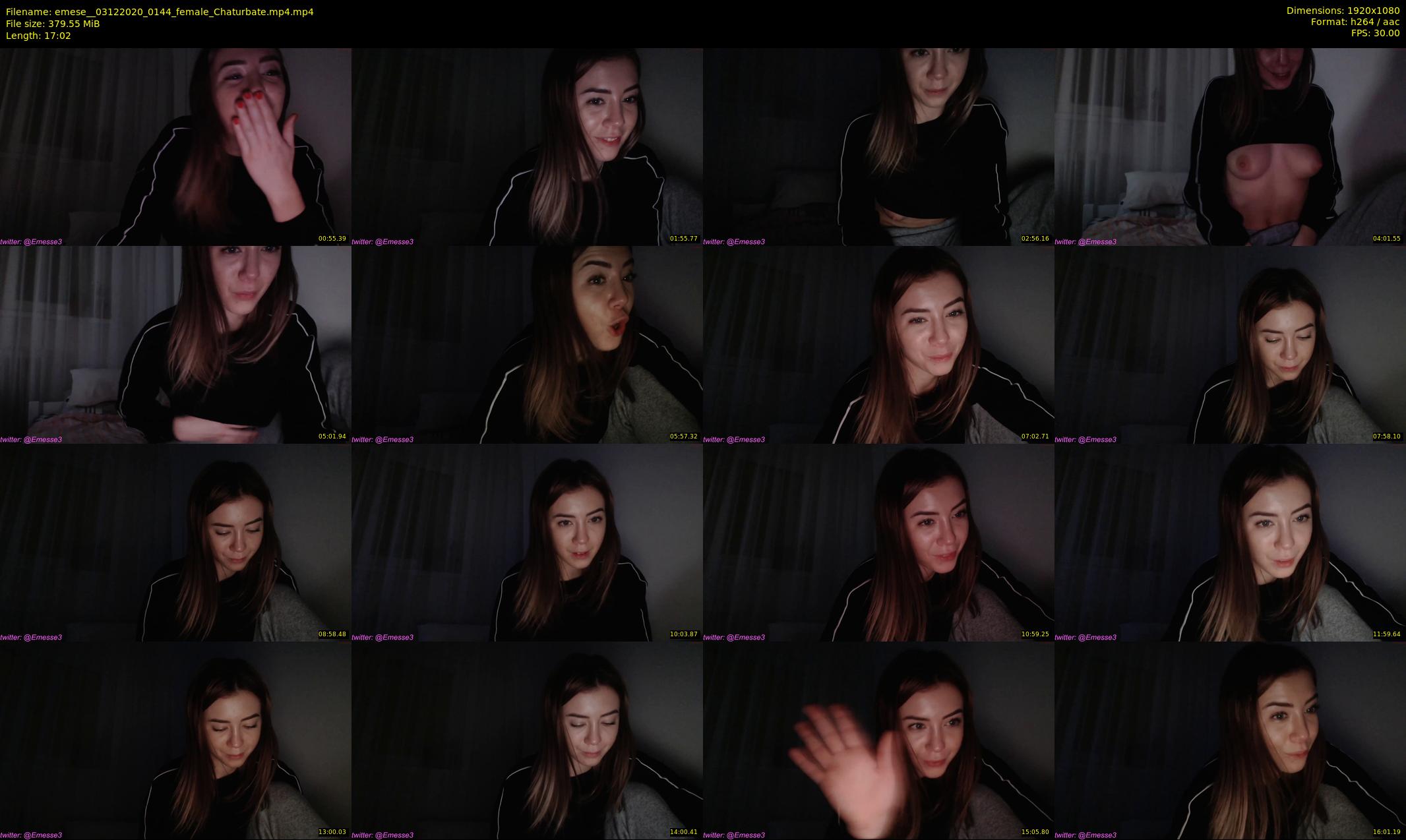 emese_ — 18 minute Chaturbate female cam show recording, 1080p, Dec 3, 2020