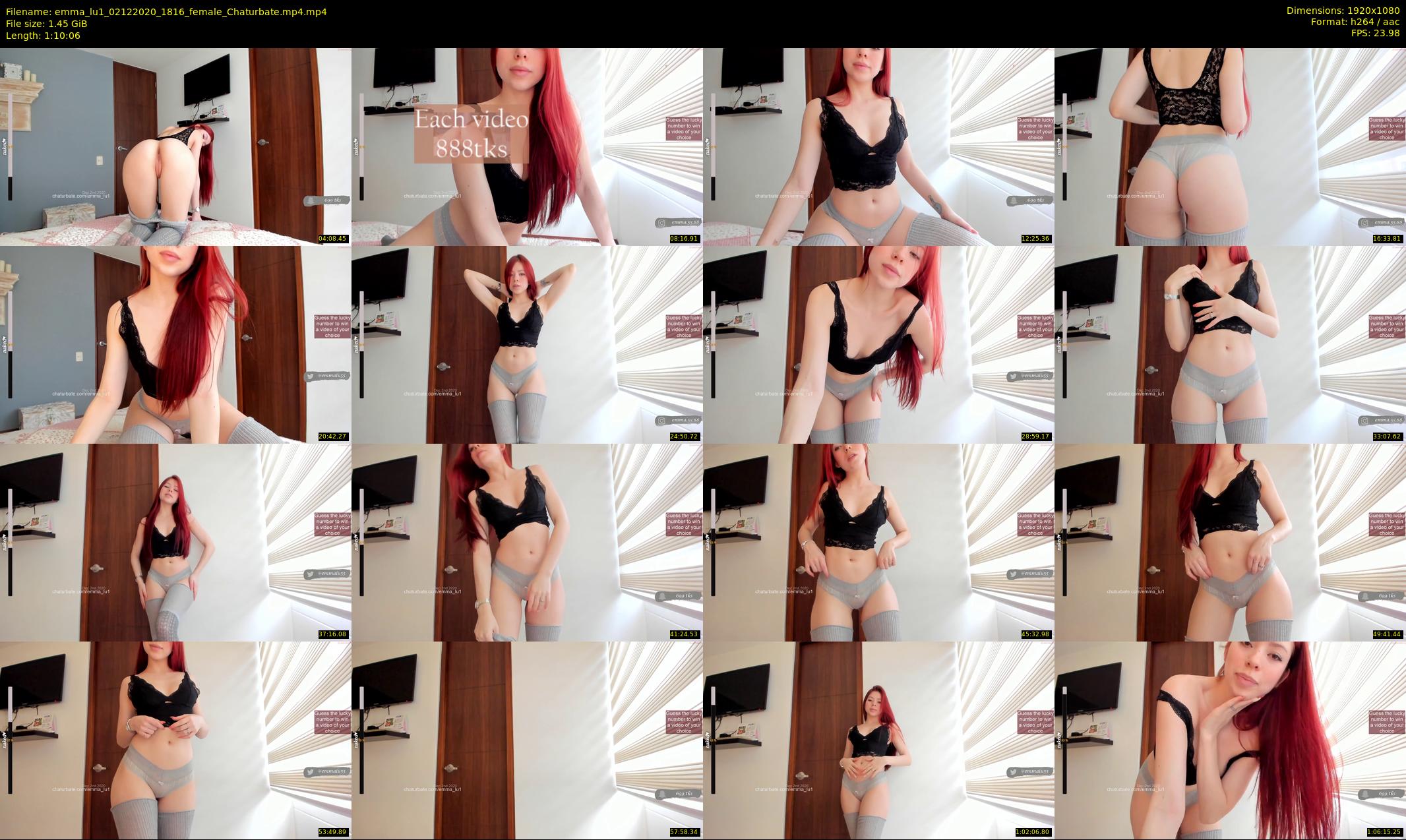 emma_lu1 — 71 minute Chaturbate female cam show recording, 1080p, Dec 2, 2020