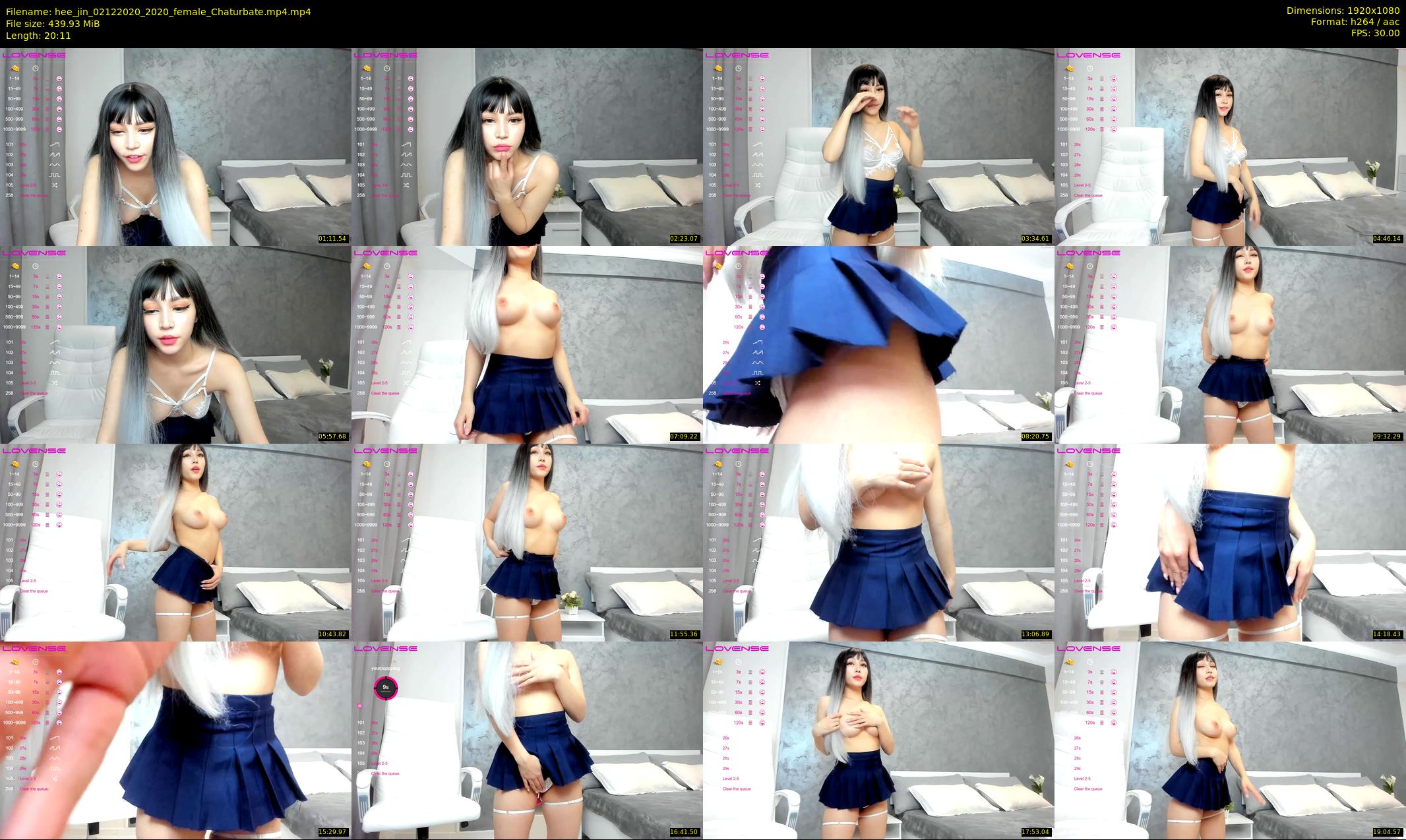 hee_jin — 21 minute Chaturbate female cam show recording, 1080p, Dec 2, 2020