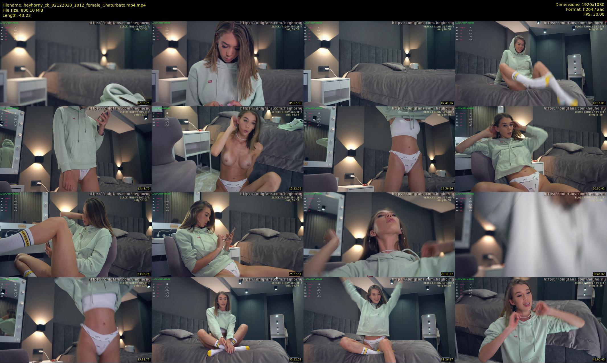 heyhorny_cb — 44 minute Chaturbate couple cam show recording, 1080p, Dec 2, 2020