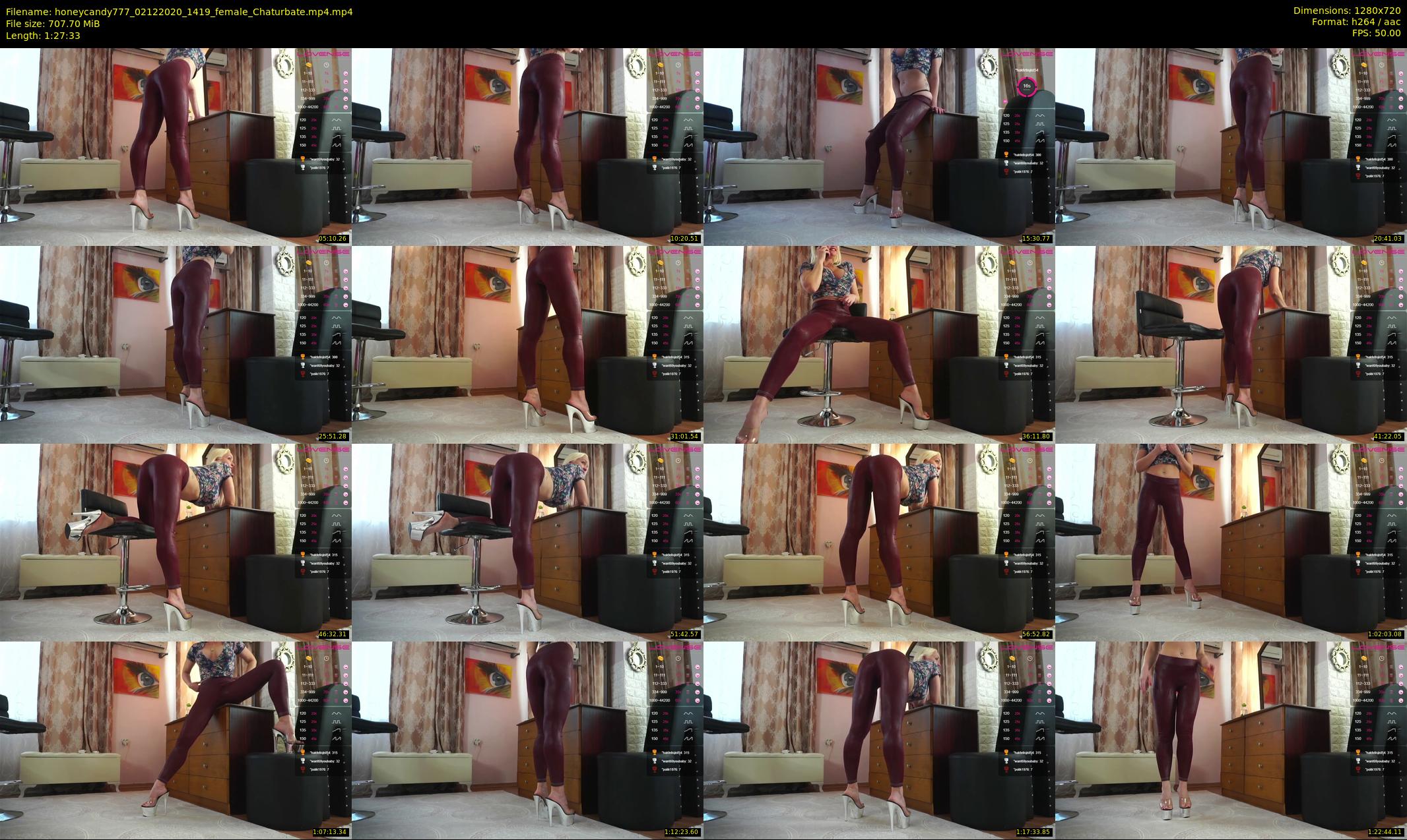 honeycandy777 — 88 minute Chaturbate couple cam show recording, 720p, Dec 2, 2020