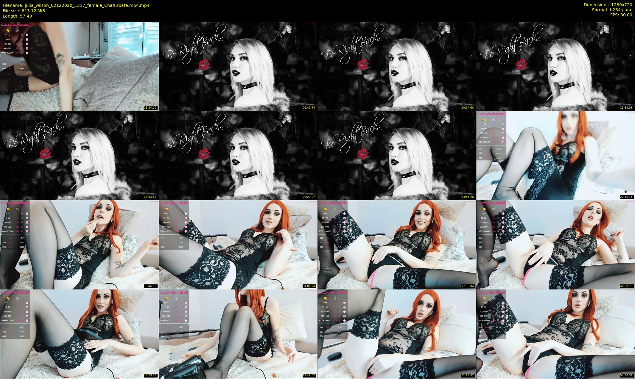 julia_wilson — 58 minute Chaturbate female cam show recording, 720p, Dec 2, 2020