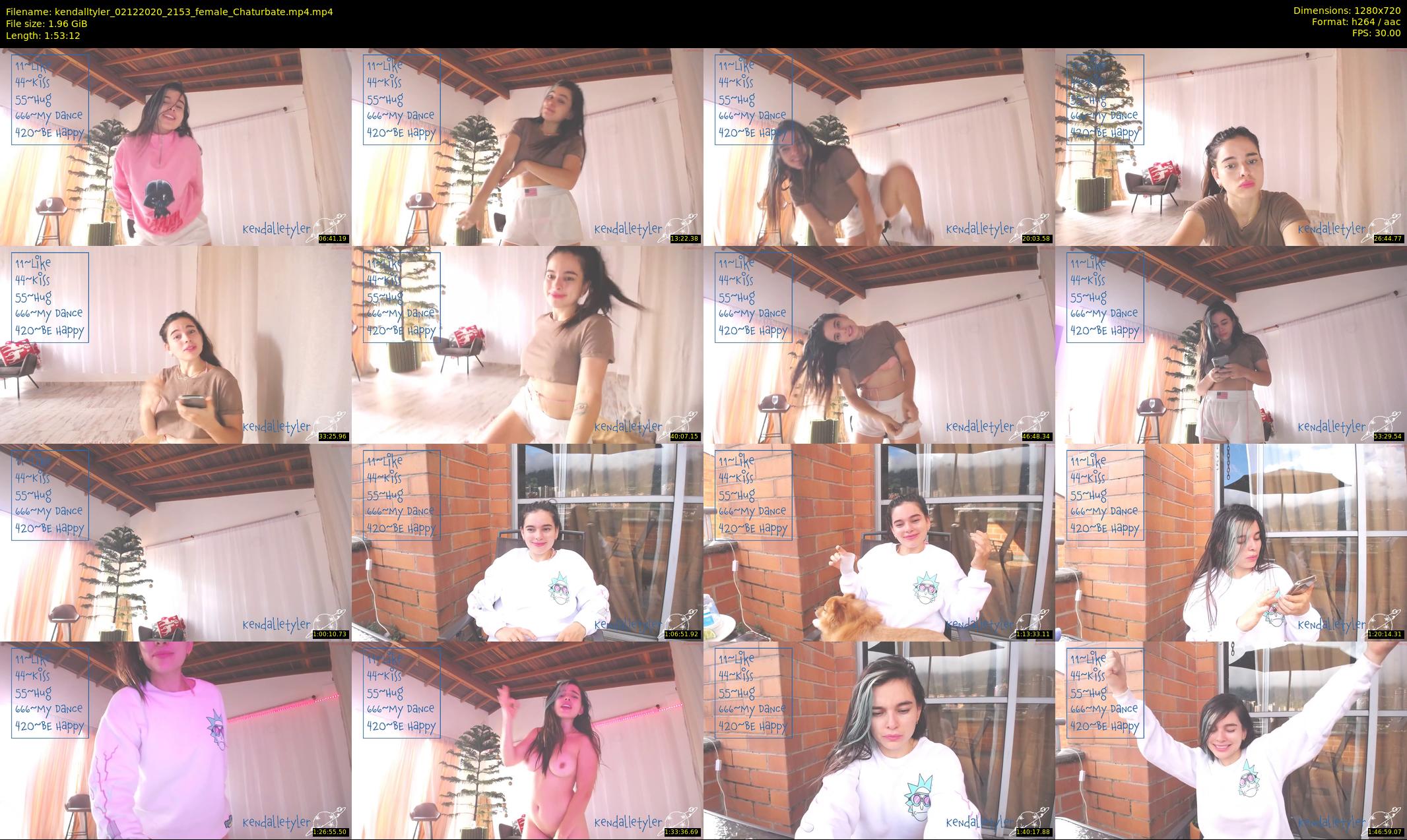 kendalltyler — 114 minute Chaturbate female cam show recording, 720p, Dec 2, 2020
