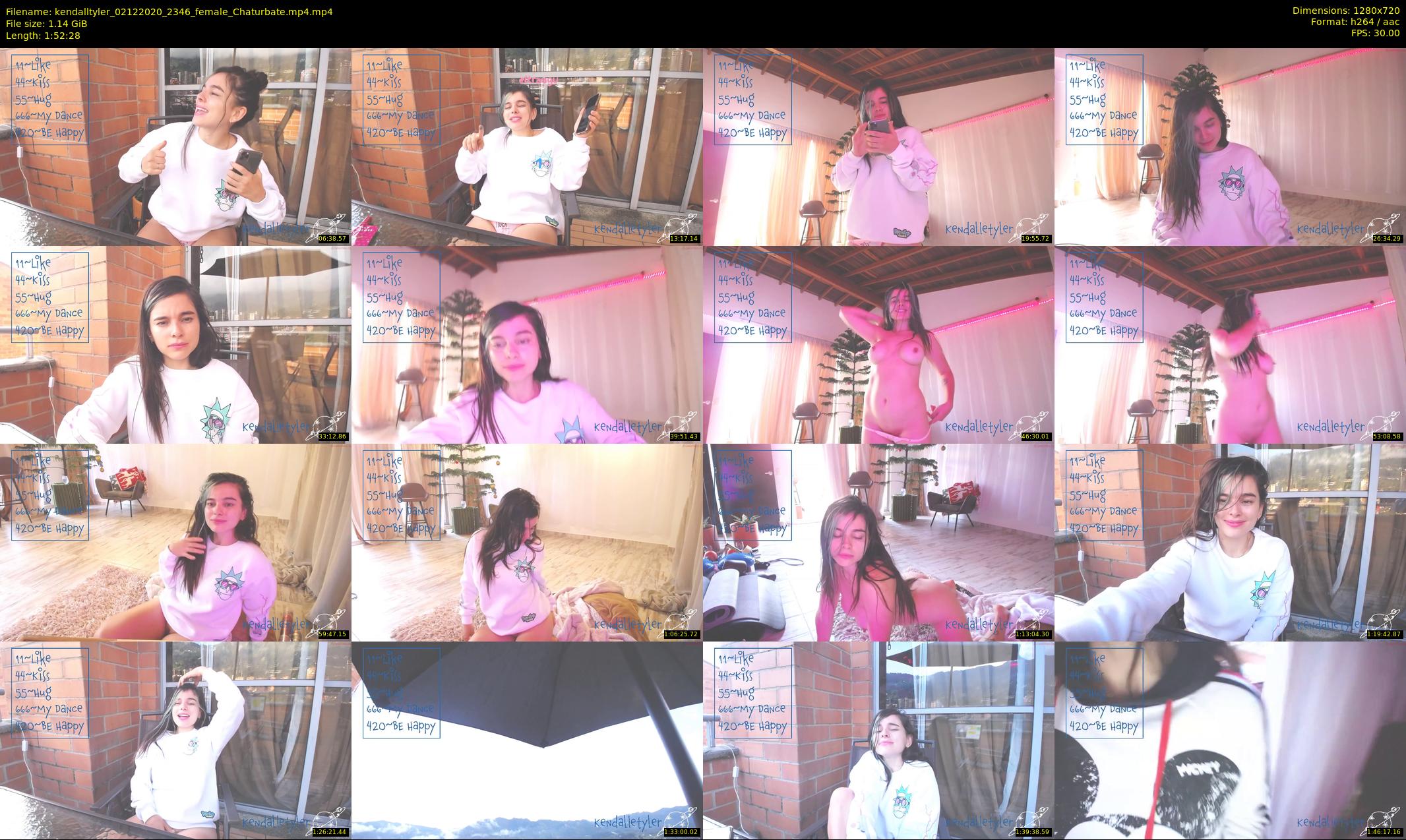 kendalltyler — 113 minute Chaturbate female cam show recording, 720p, Dec 2, 2020