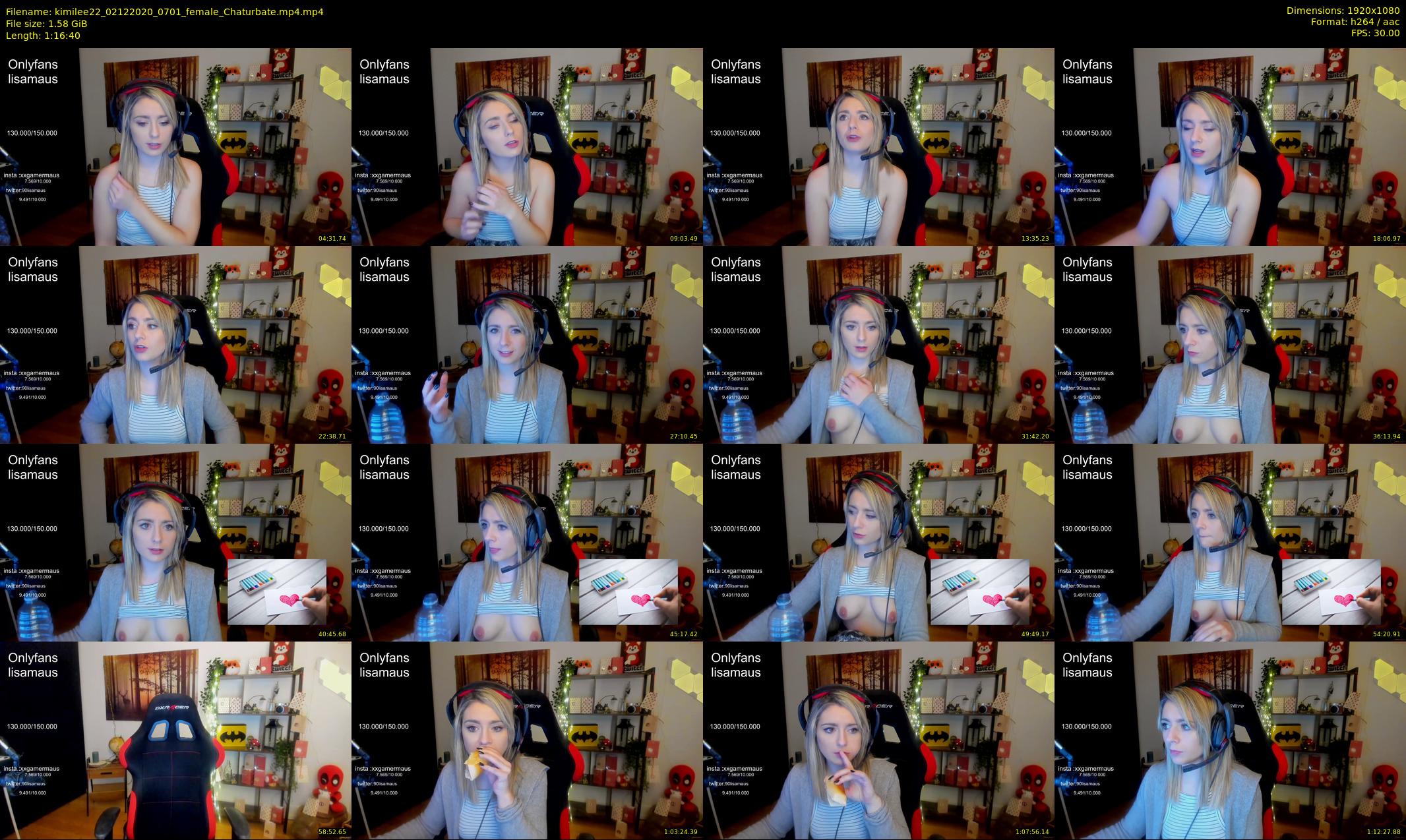kimilee22 — 77 minute Chaturbate female cam show recording, 1080p, Dec 2, 2020